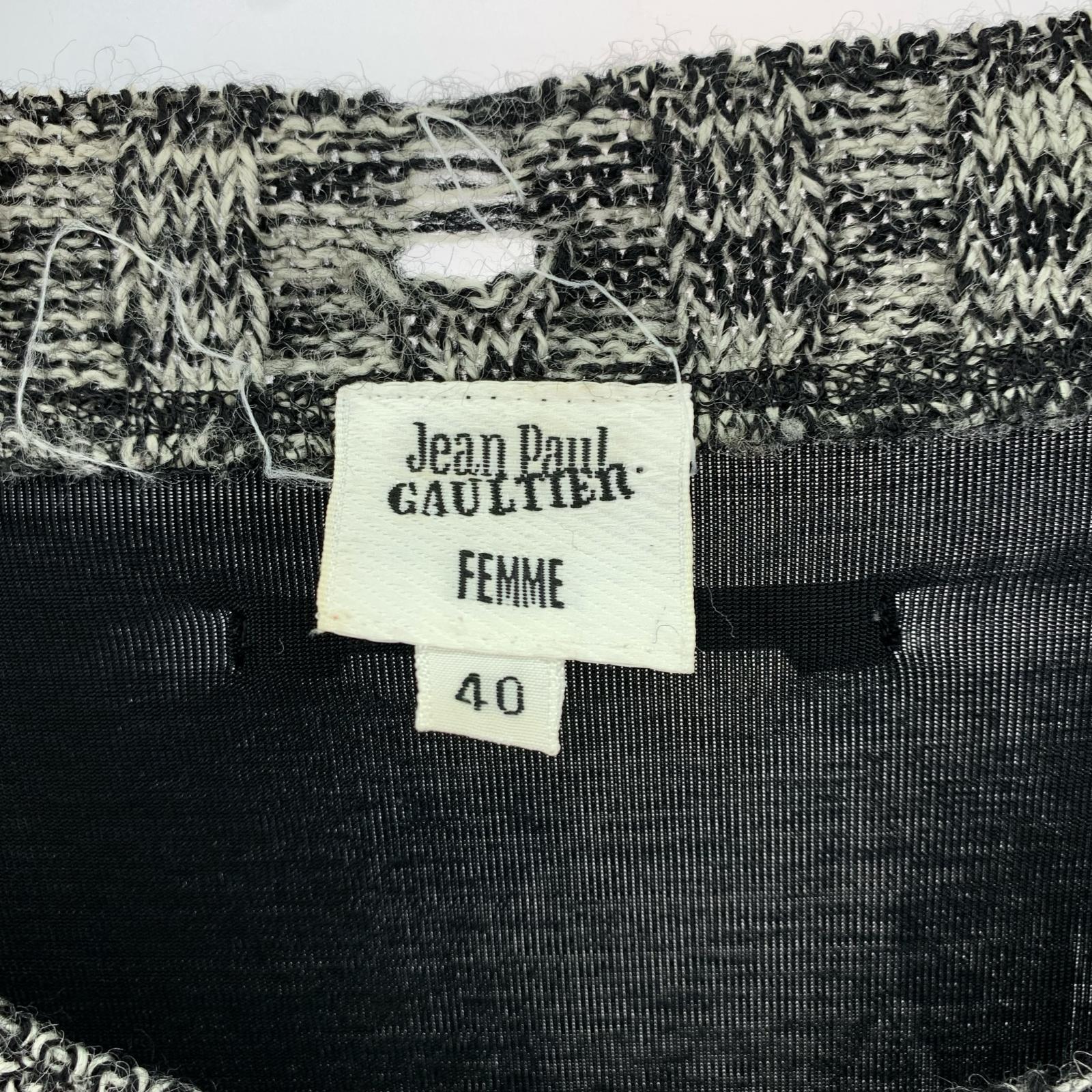 長袖Tシャツ JEAN PAUL GAULTIER FEMME 長袖Tシャツ・カットソー 40 ブラック