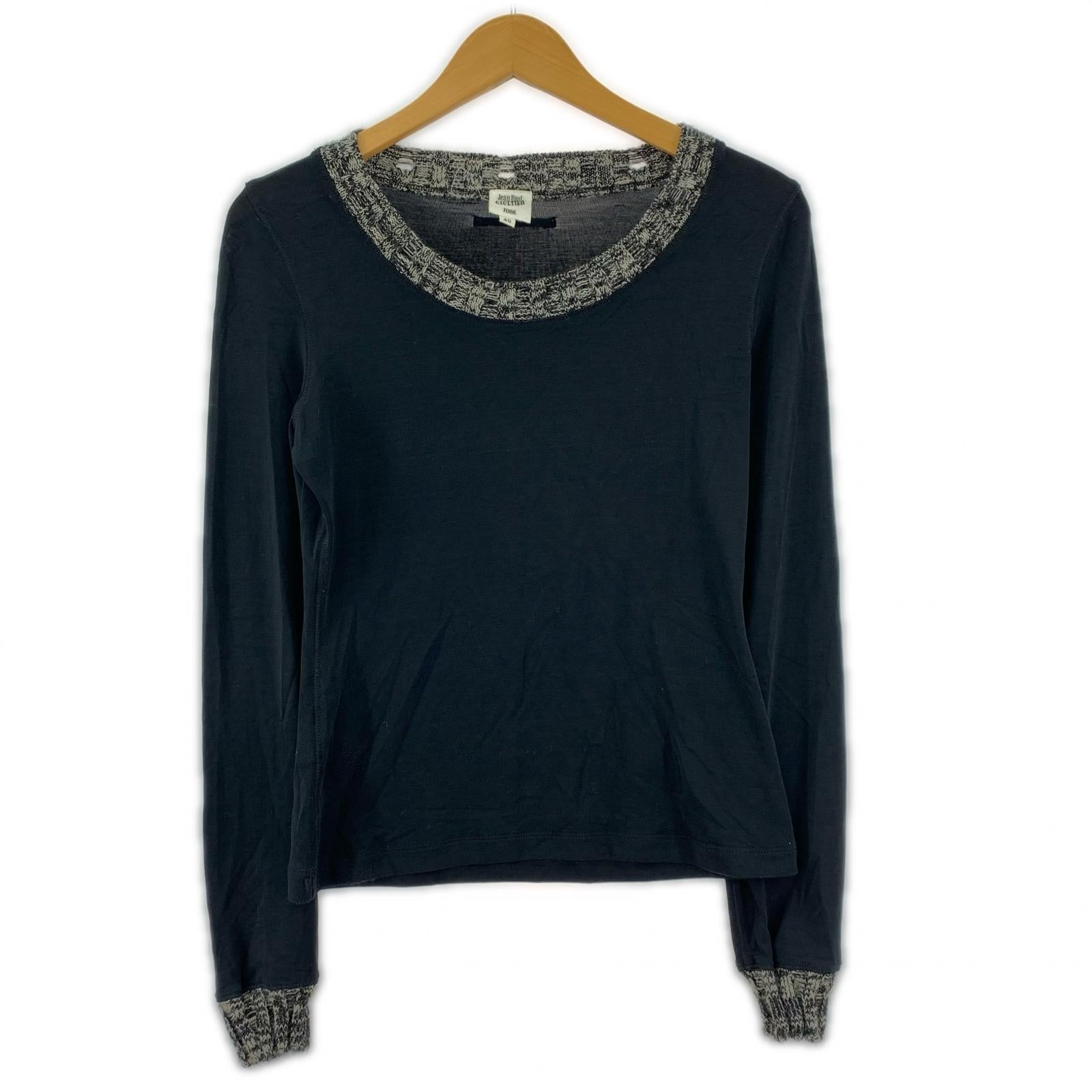 長袖Tシャツ JEAN PAUL GAULTIER FEMME 長袖Tシャツ・カットソー 40 ブラック