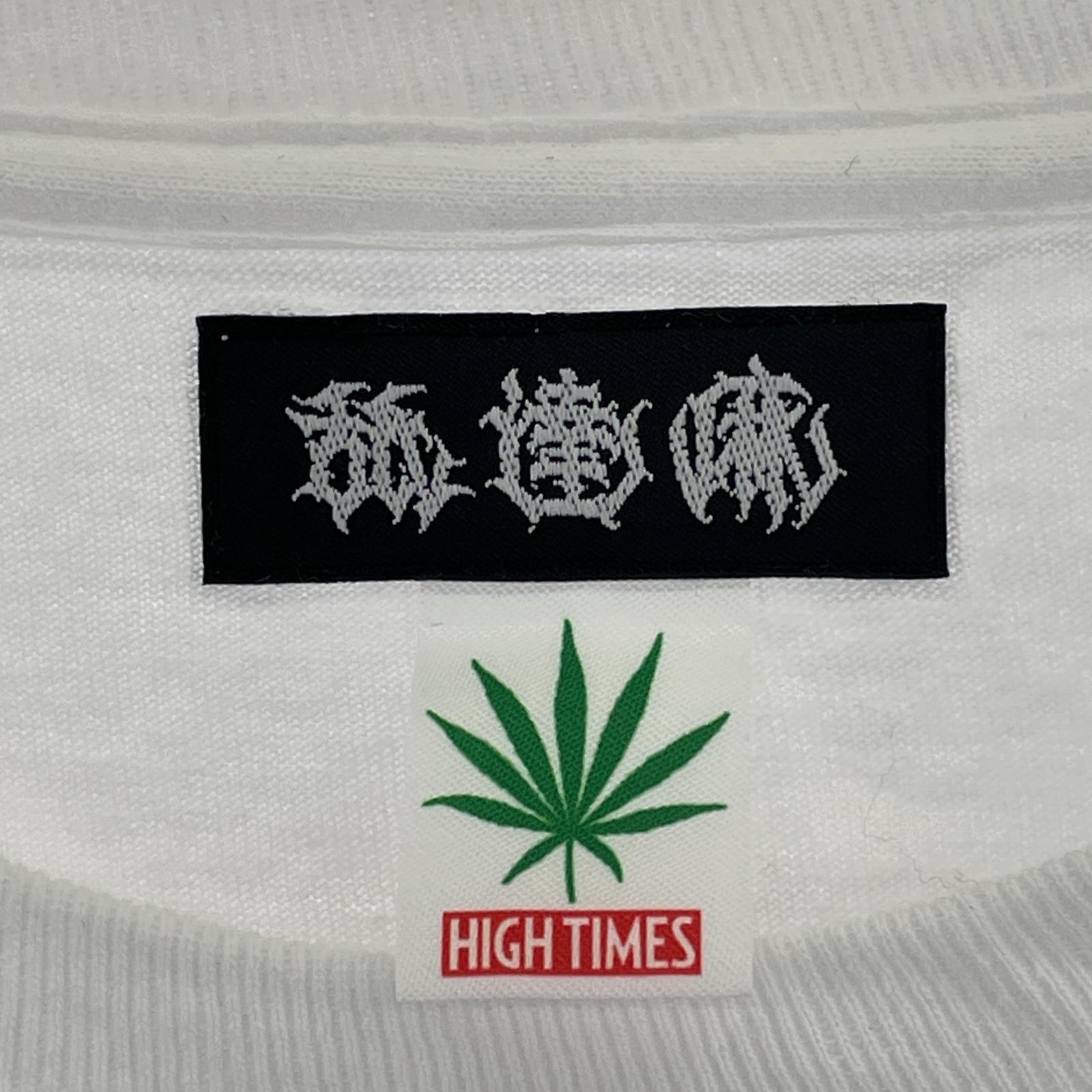 長袖Tシャツ 舐達麻 high times L/S TEE ホワイト L ホワイト
