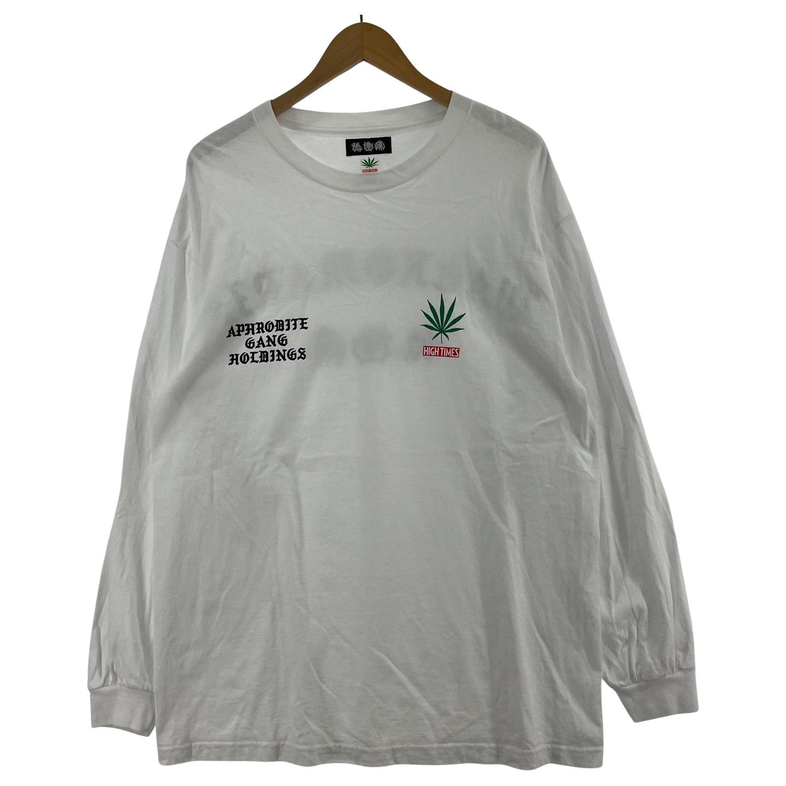 長袖Tシャツ 舐達麻 high times L/S TEE ホワイト L ホワイト