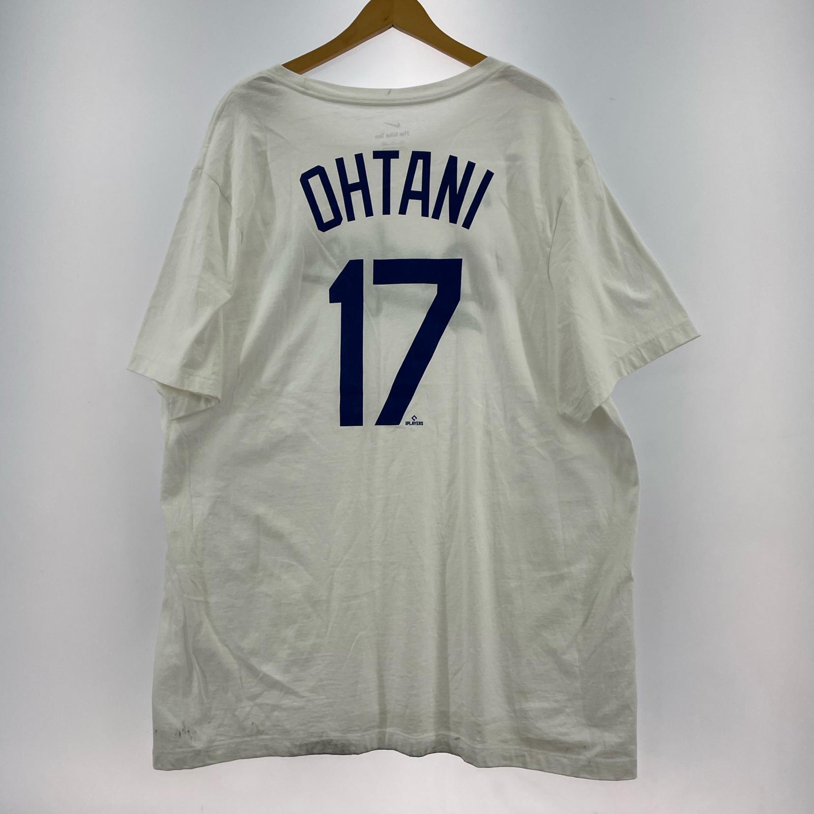 半袖Tシャツ Los Angeles Dodgers 大谷翔平 白 (XXL) ホワイト