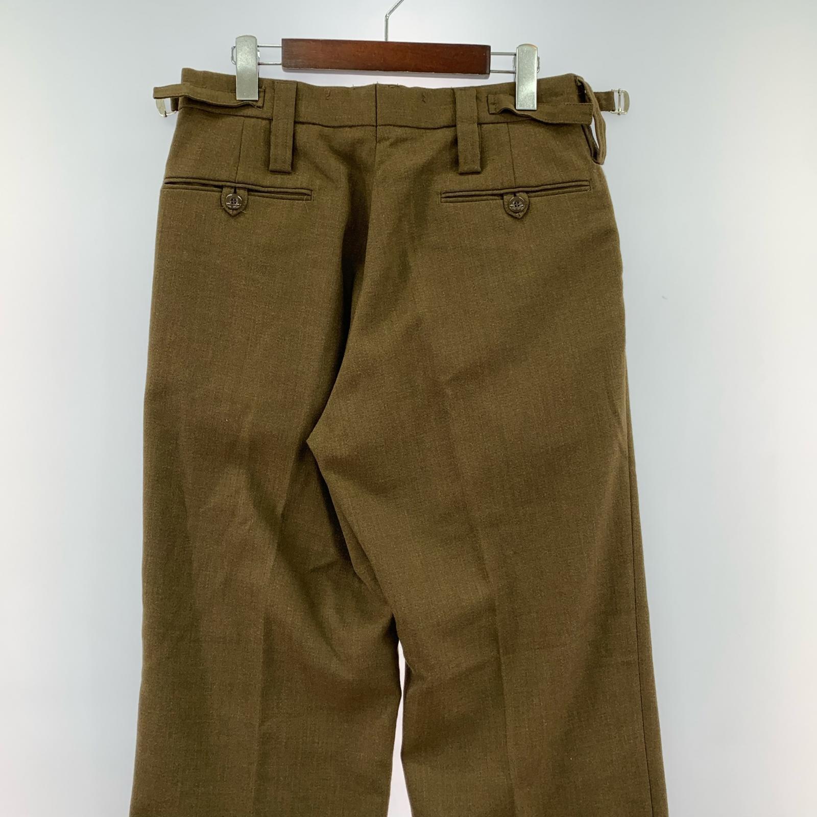 パンツ イギリス軍 バラックドレストラウザーズ オフィサーパンツ カーキ