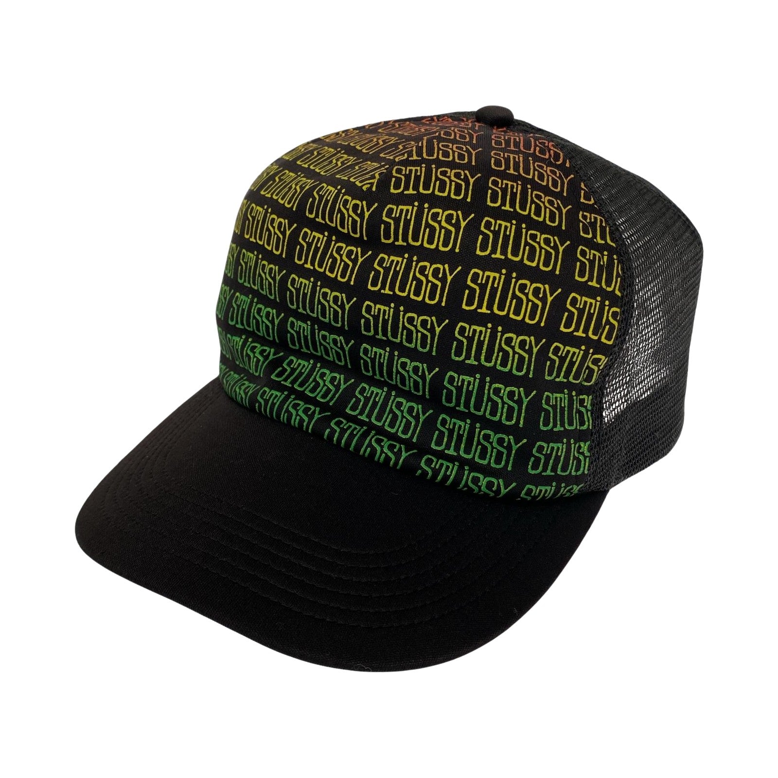 キャップ OLD STUSSY 総ロゴCAP 黒