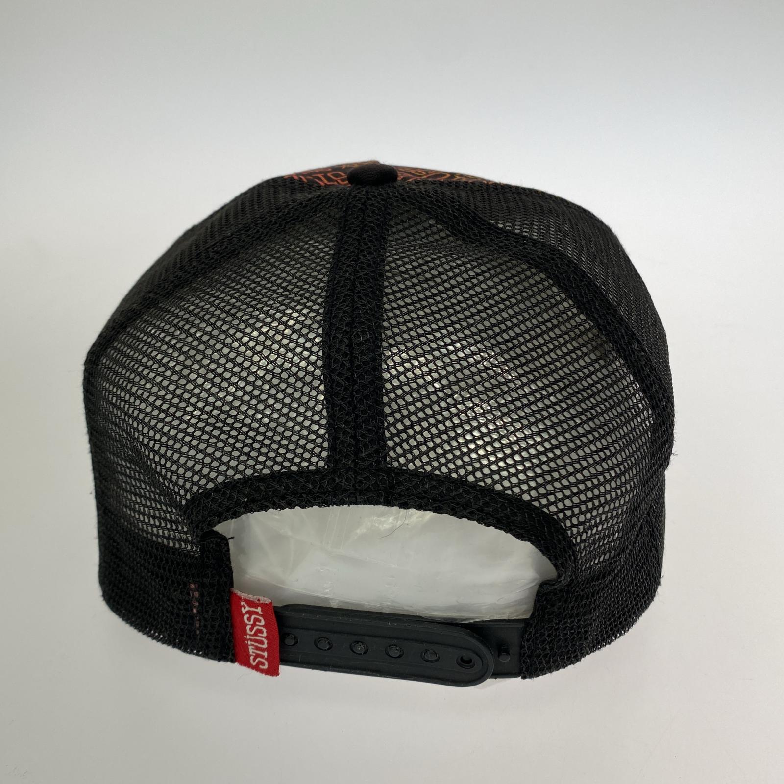 キャップ OLD STUSSY 総ロゴCAP 黒