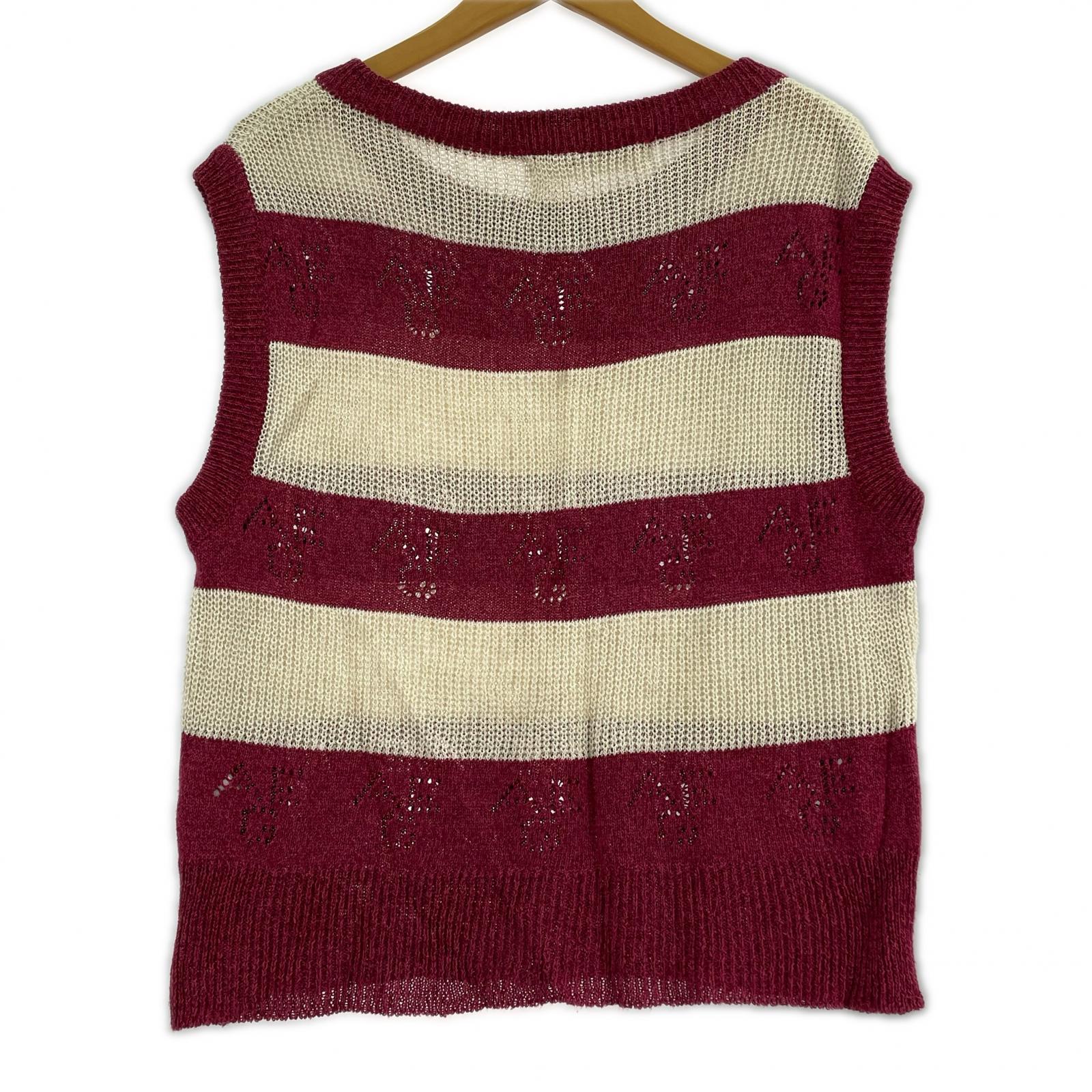 ニット abelia edward goucha ニットベスト