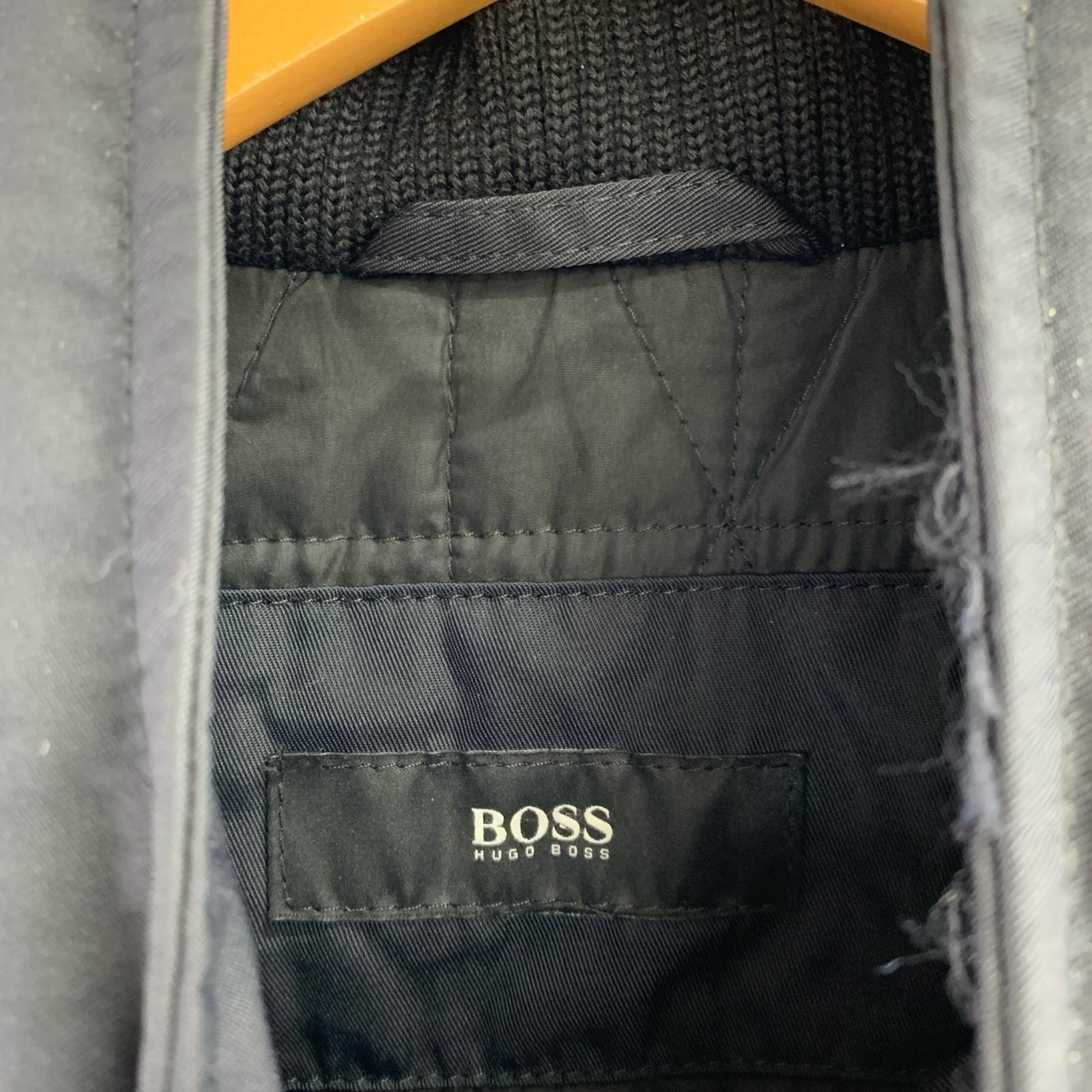 ミリタリージャケット HUGO BOSS モッズコート ブラック