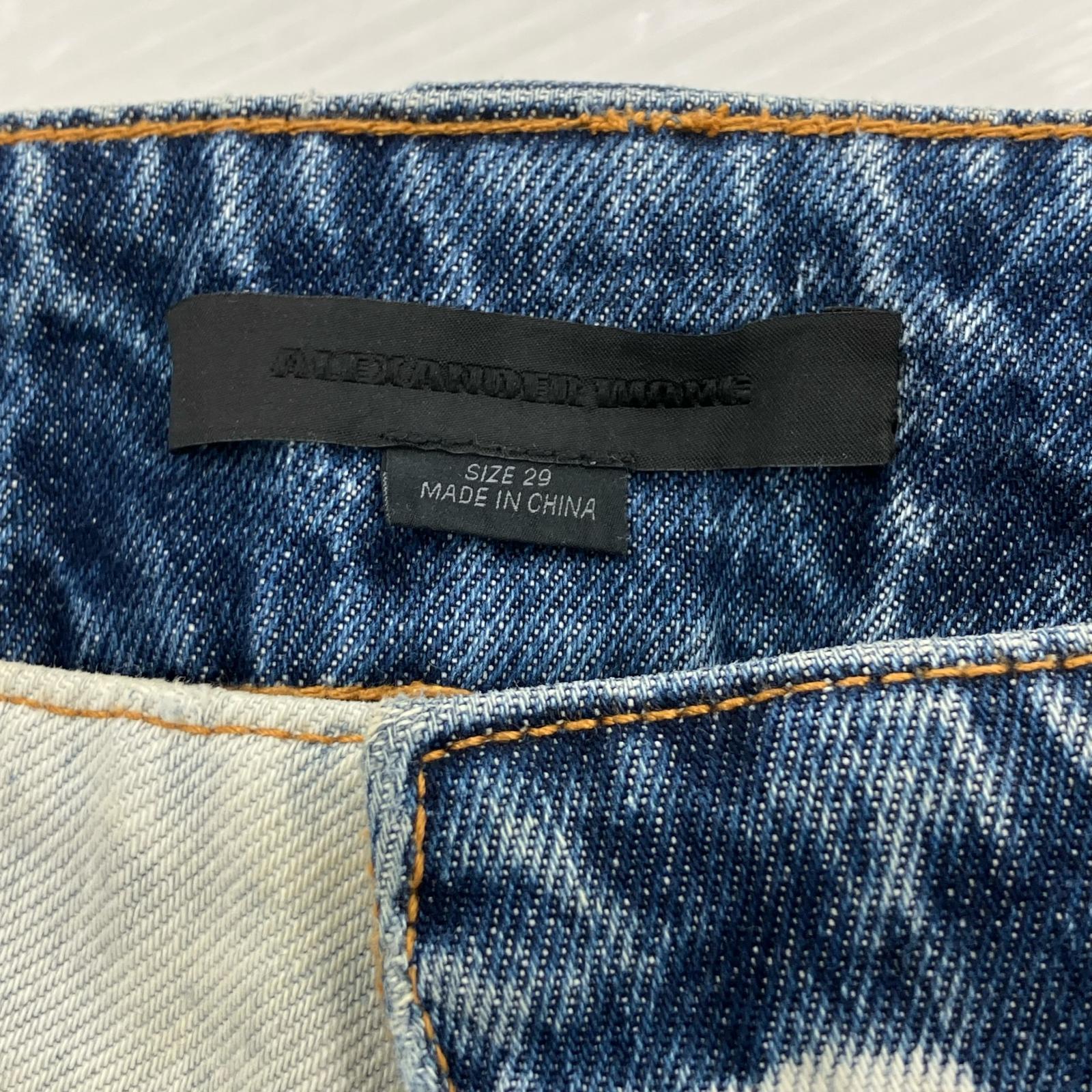 デニムパンツ Alexander Wang ブリーチデニムパンツ 29 ホワイト 29 ホワイト