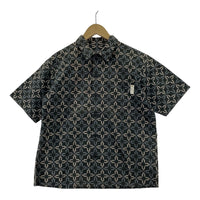 半袖シャツ UNDERCOVER 00s SK務PT期 S/S総柄シャツ F ブラック マルチカラー
