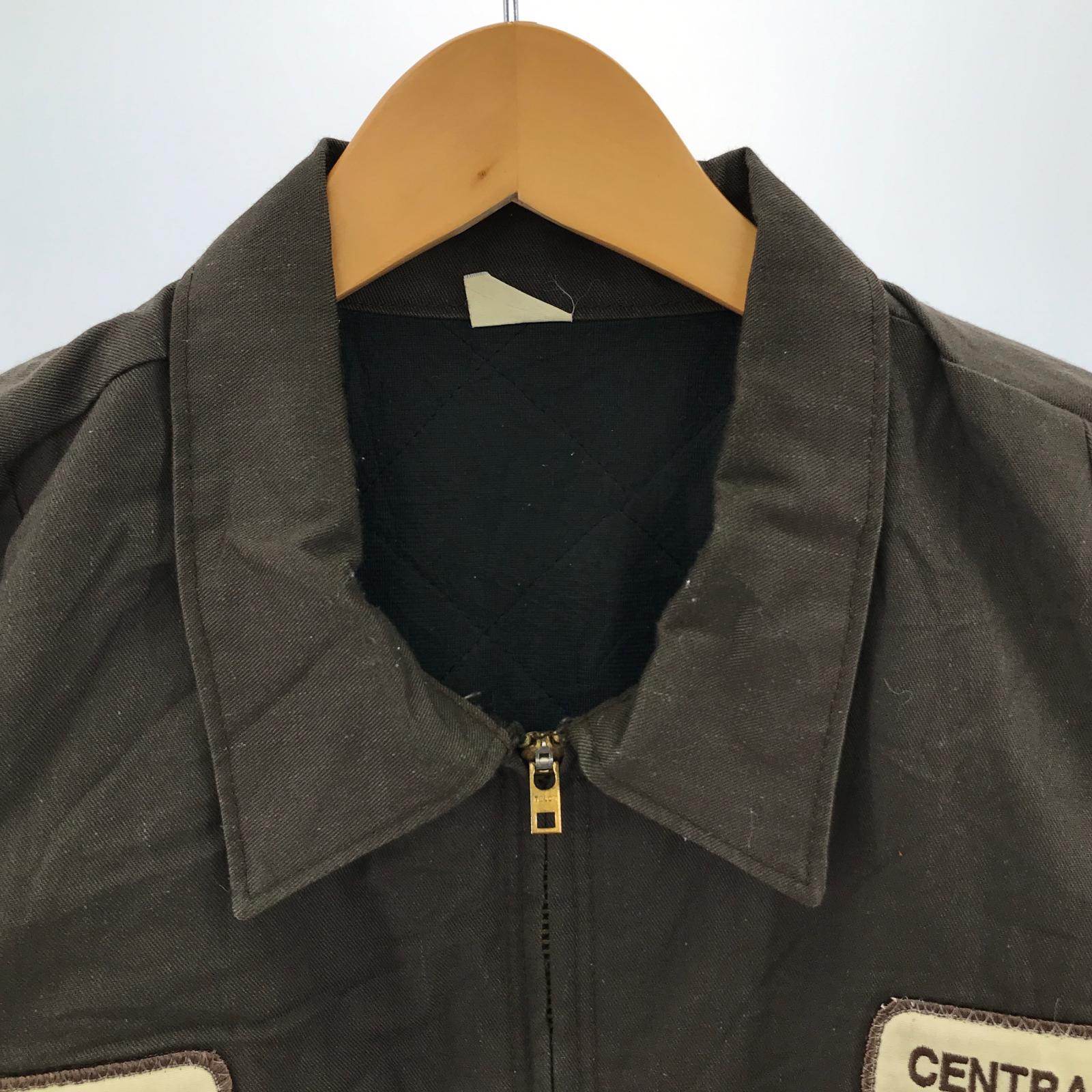 ジャケット 70s- work jacket brown (L) L ブラウン