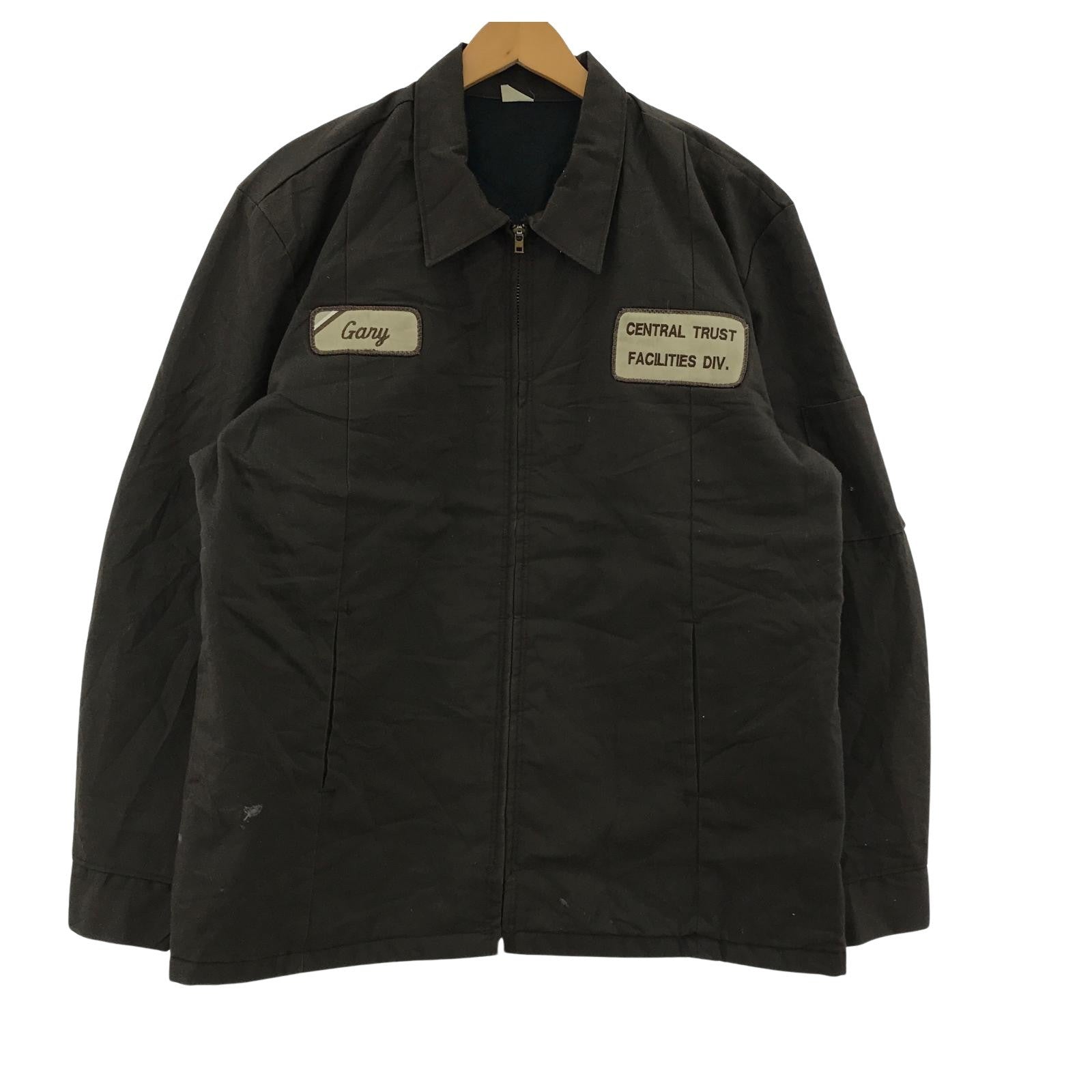 ジャケット 70s- work jacket brown (L) L ブラウン