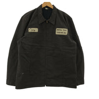ジャケット 70s- work jacket brown (L) L ブラウン