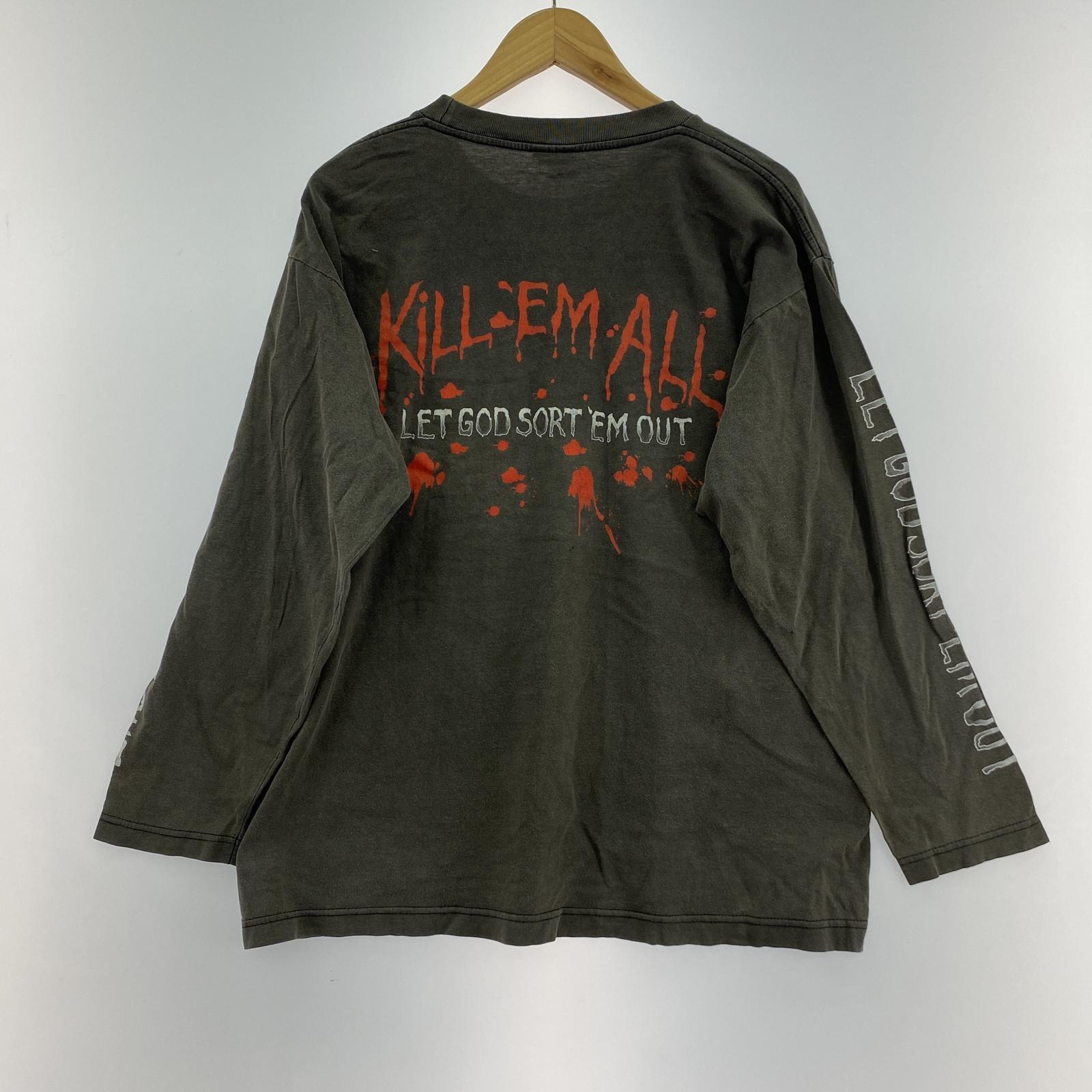 長袖Tシャツ 90s Kill 'EM ALL L/S Tee グレー