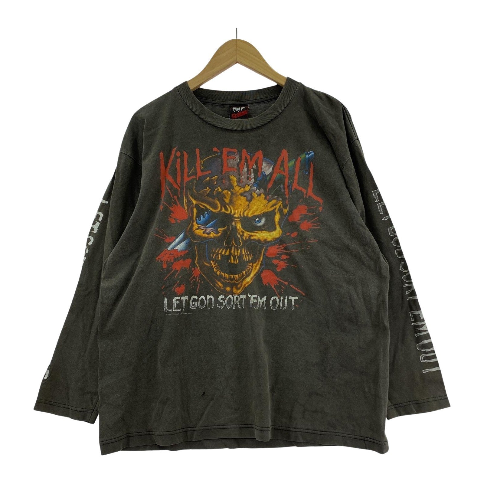 長袖Tシャツ 90s Kill 'EM ALL L/S Tee グレー