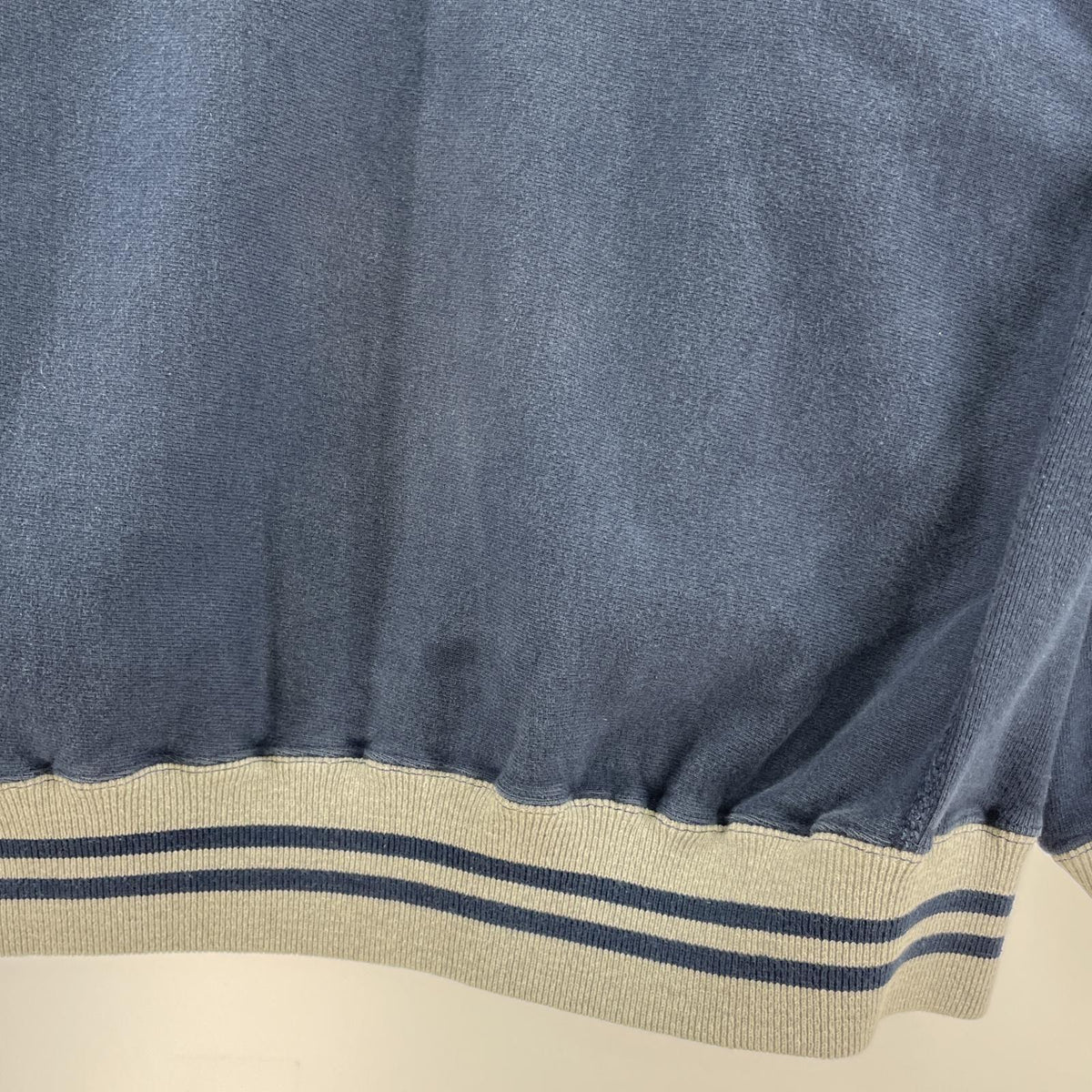 スウェット 90s REVERSE WEAVE rib rine sweat (XL) ネイビー