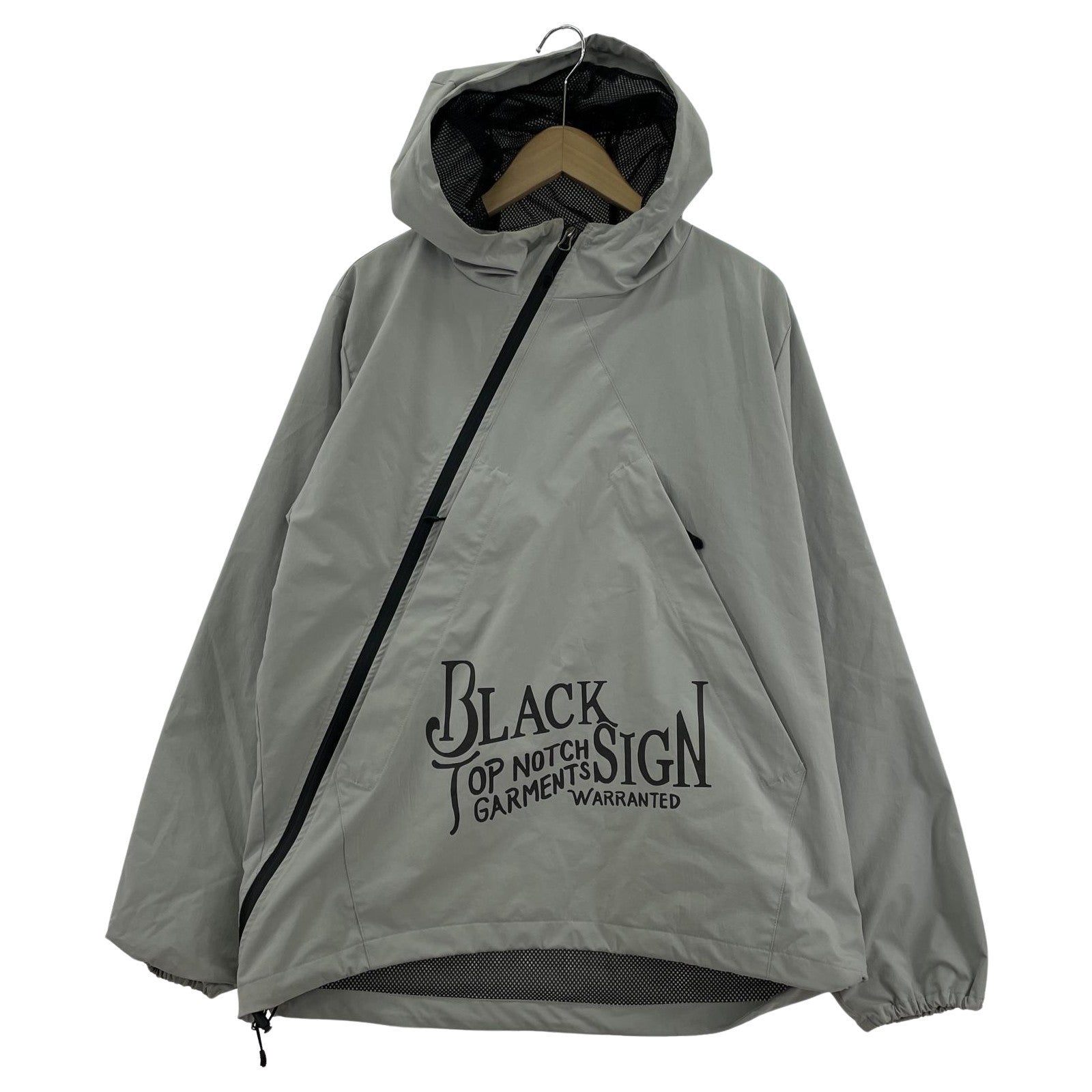 ブルゾン BLACK SIGN High-spec BS Anorak Parka アノラックパーカー M グレー M グレー