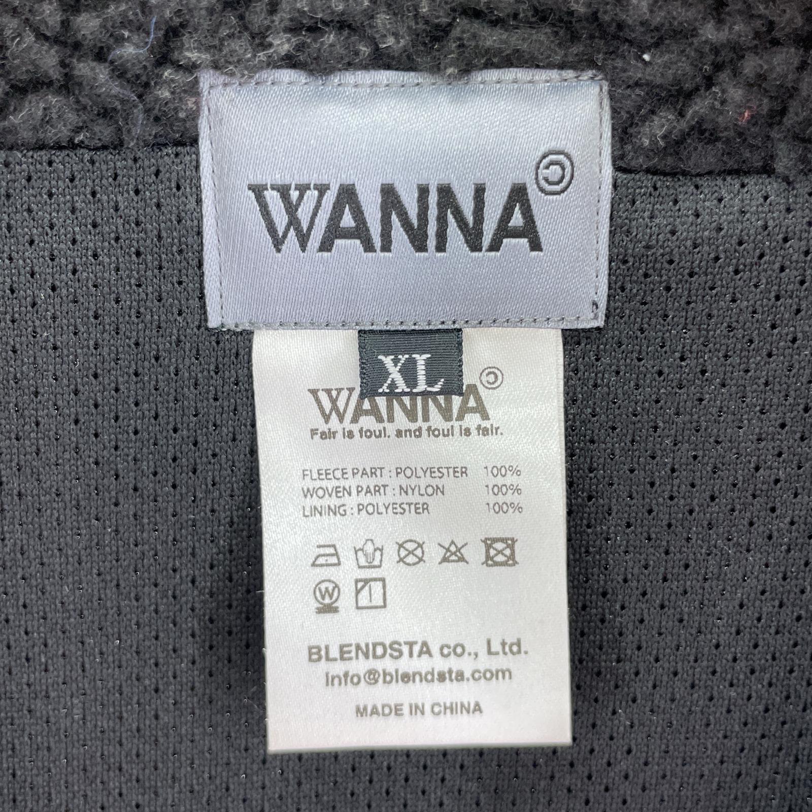 ジャケット WANNA ボアジャケット BLK XL ブラック