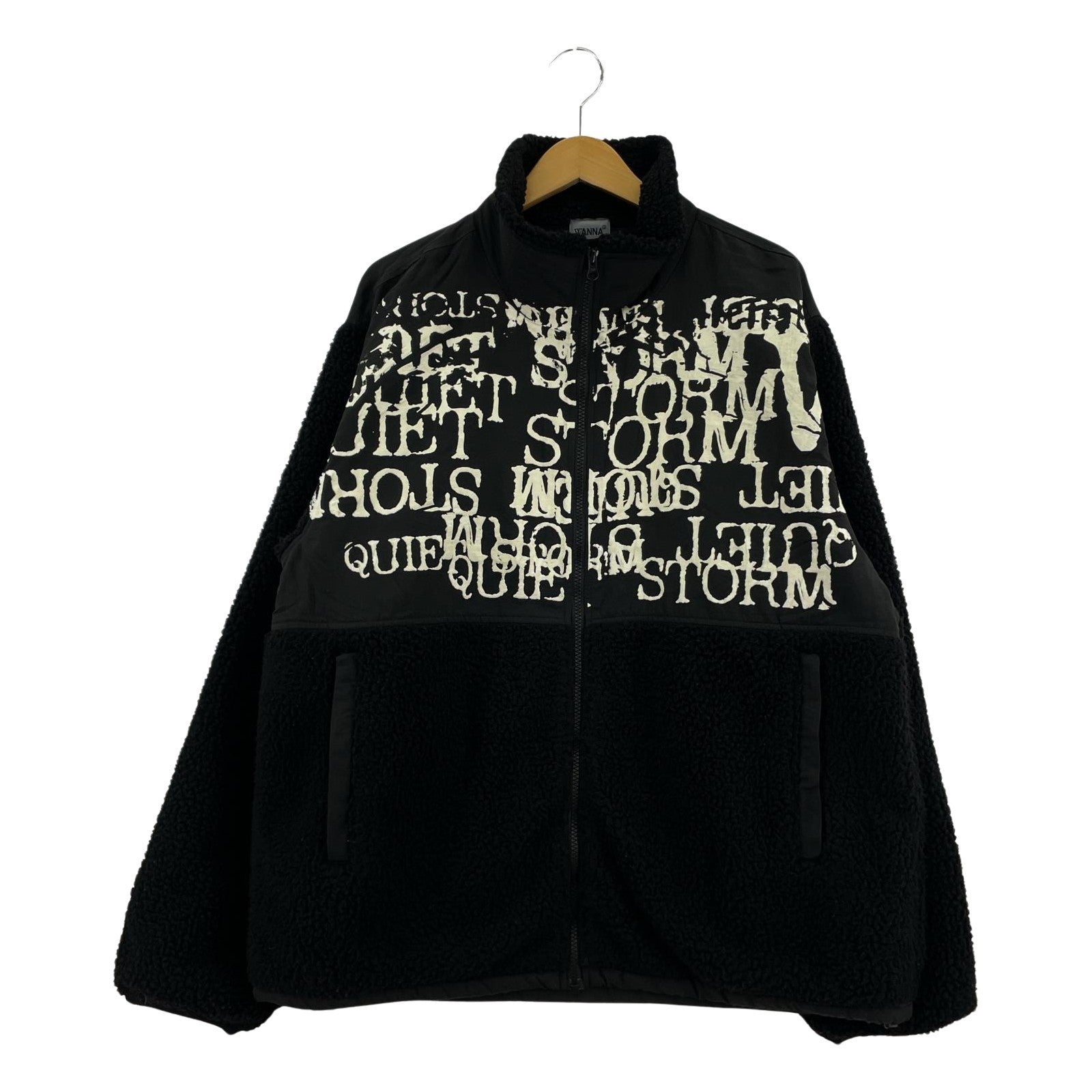 ジャケット WANNA ボアジャケット BLK XL ブラック