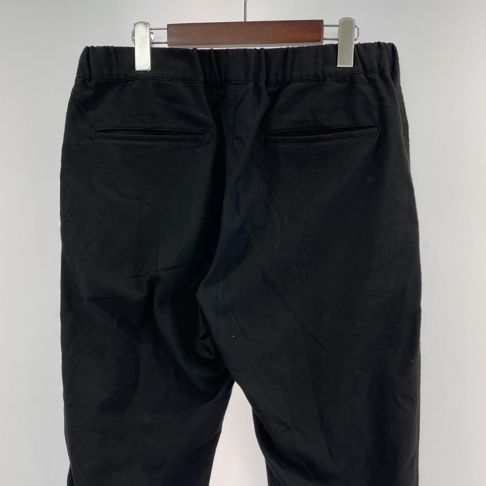パンツ UE-192058 TR STRETCH RIBBED SLIM FIT 3 ブラック
