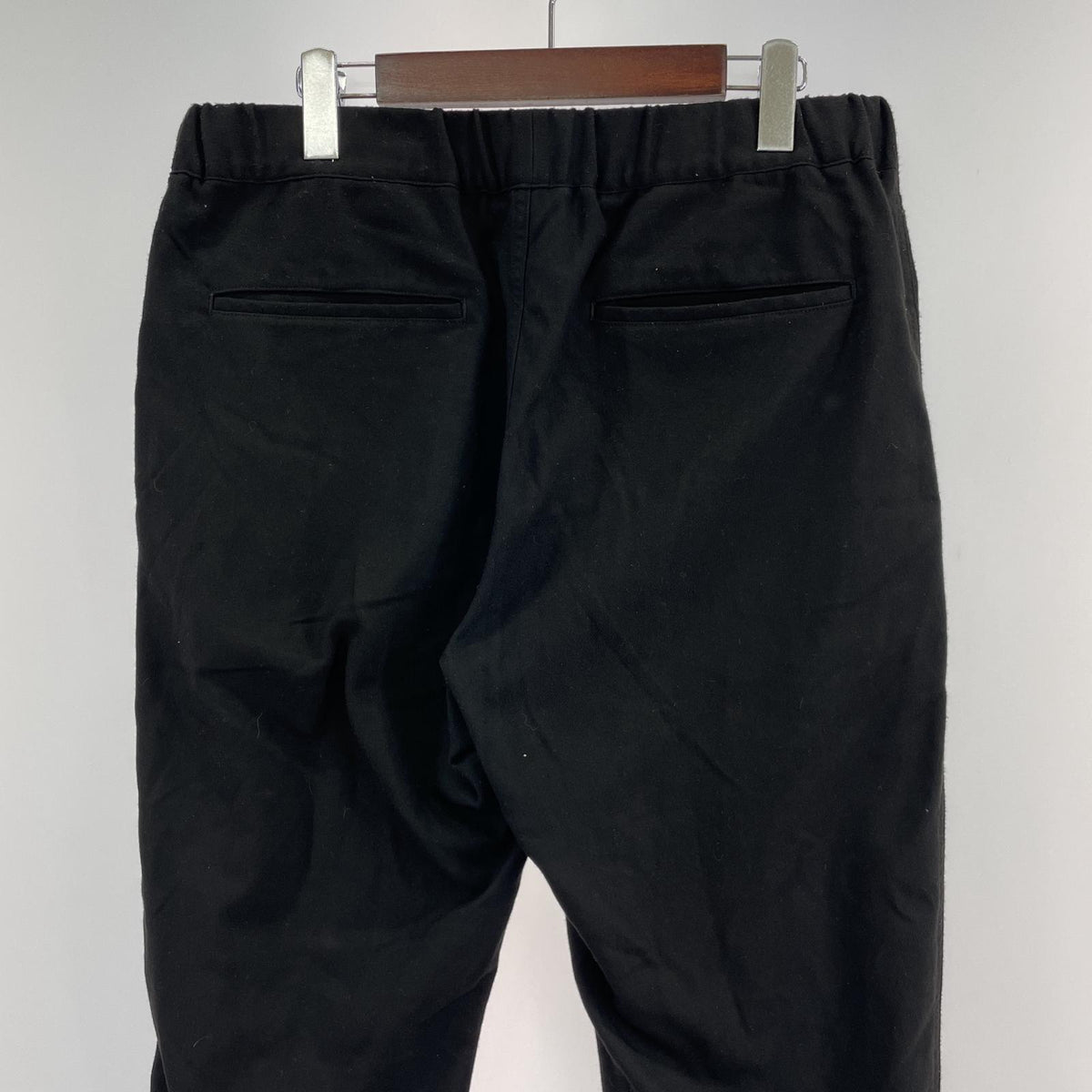 パンツ UE-192058 TR STRETCH RIBBED SLIM FIT 3 ブラック
