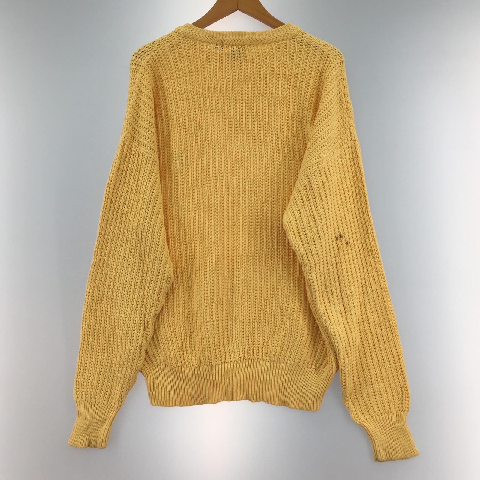 ニット 90s cotton knit (M) M