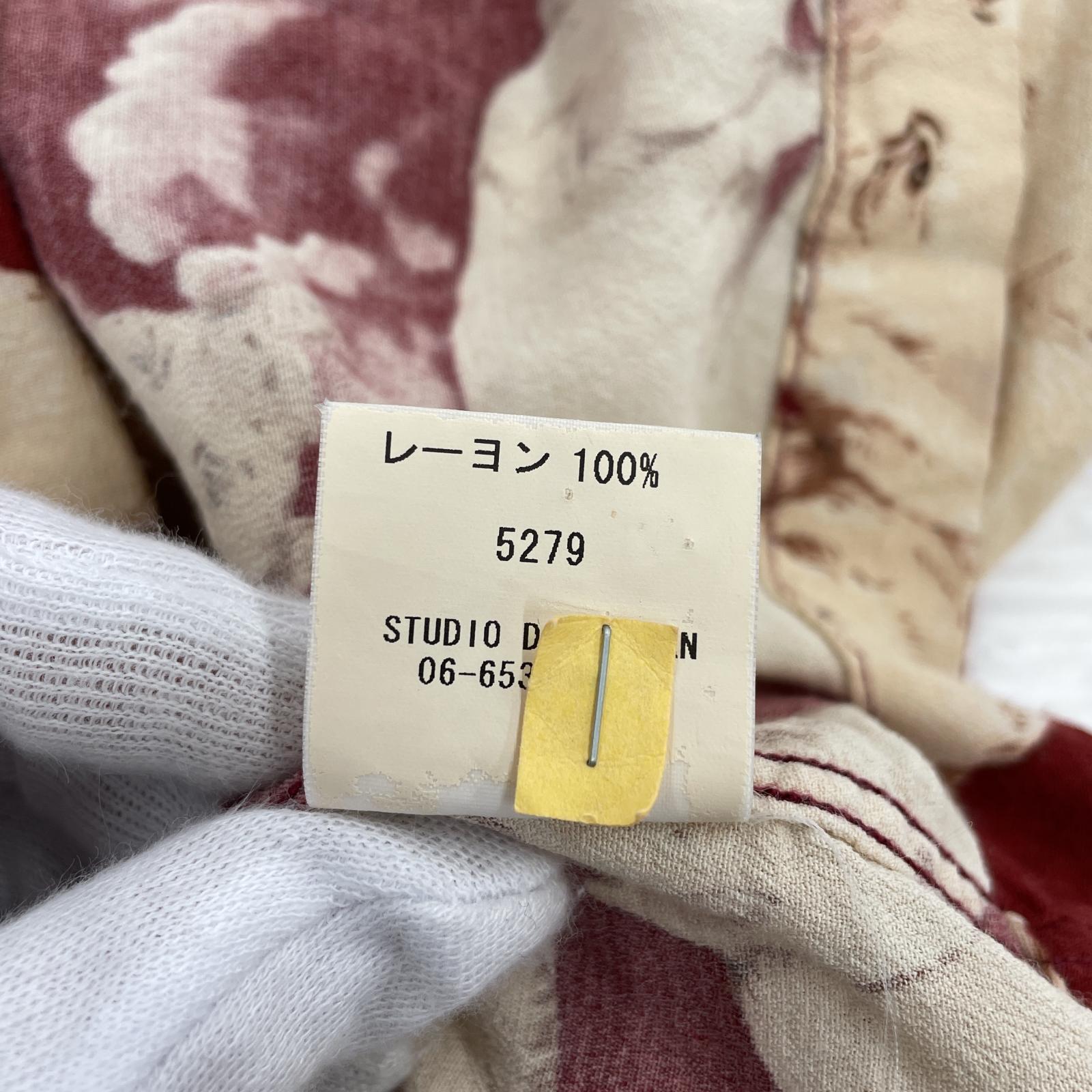 半袖シャツ 百豚 アロハシャツ 赤 LL LL
