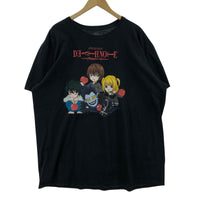 半袖Tシャツ デスノート (2XL) 黒 ブラック