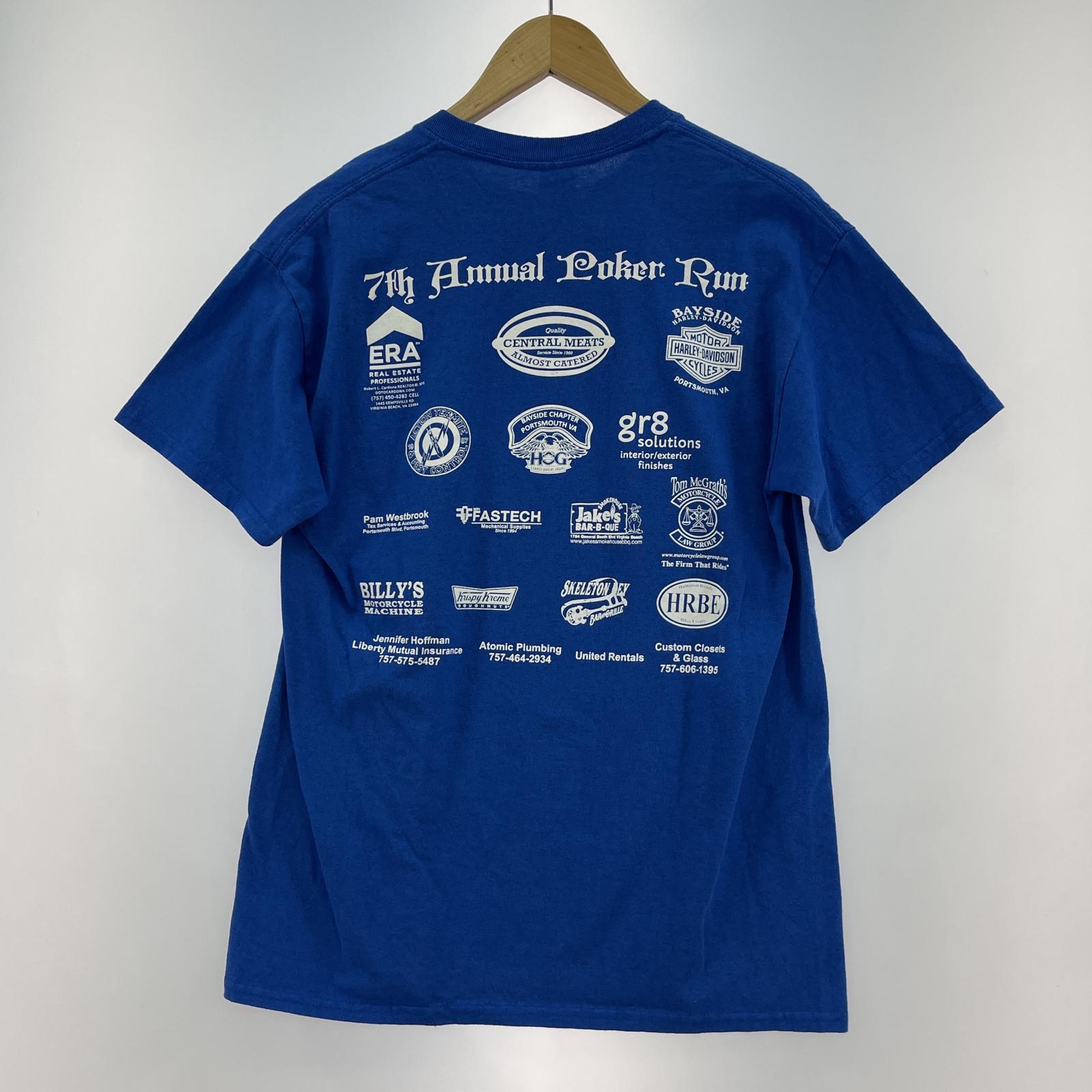 半袖Tシャツ (M) 青 M ブルー