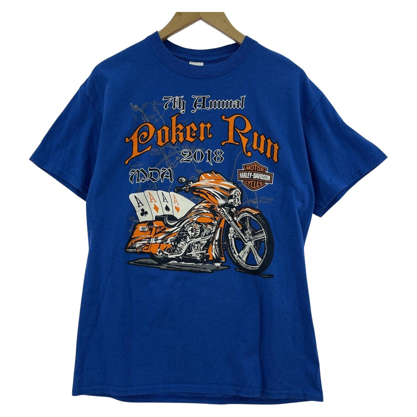 半袖Tシャツ (M) 青 M ブルー