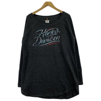 長袖Tシャツ グレー ラグラン L グレー
