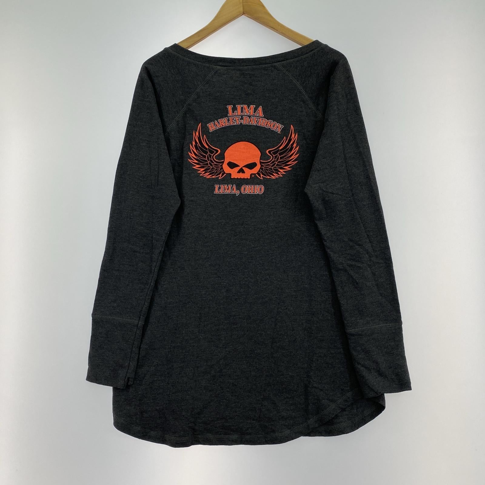 長袖Tシャツ グレー ラグラン L グレー