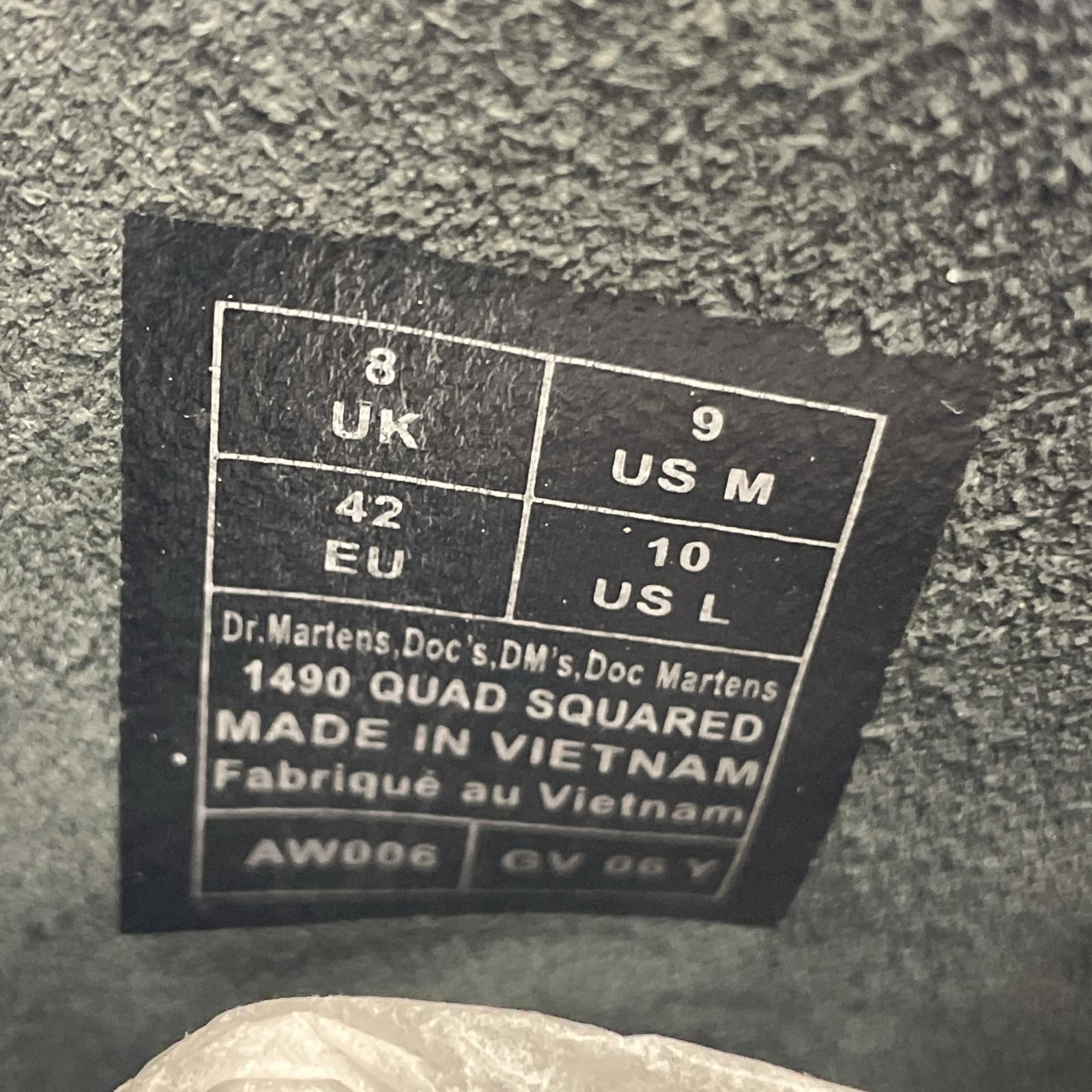 ブーツ 1490 Quad Squared uk8 ブラック