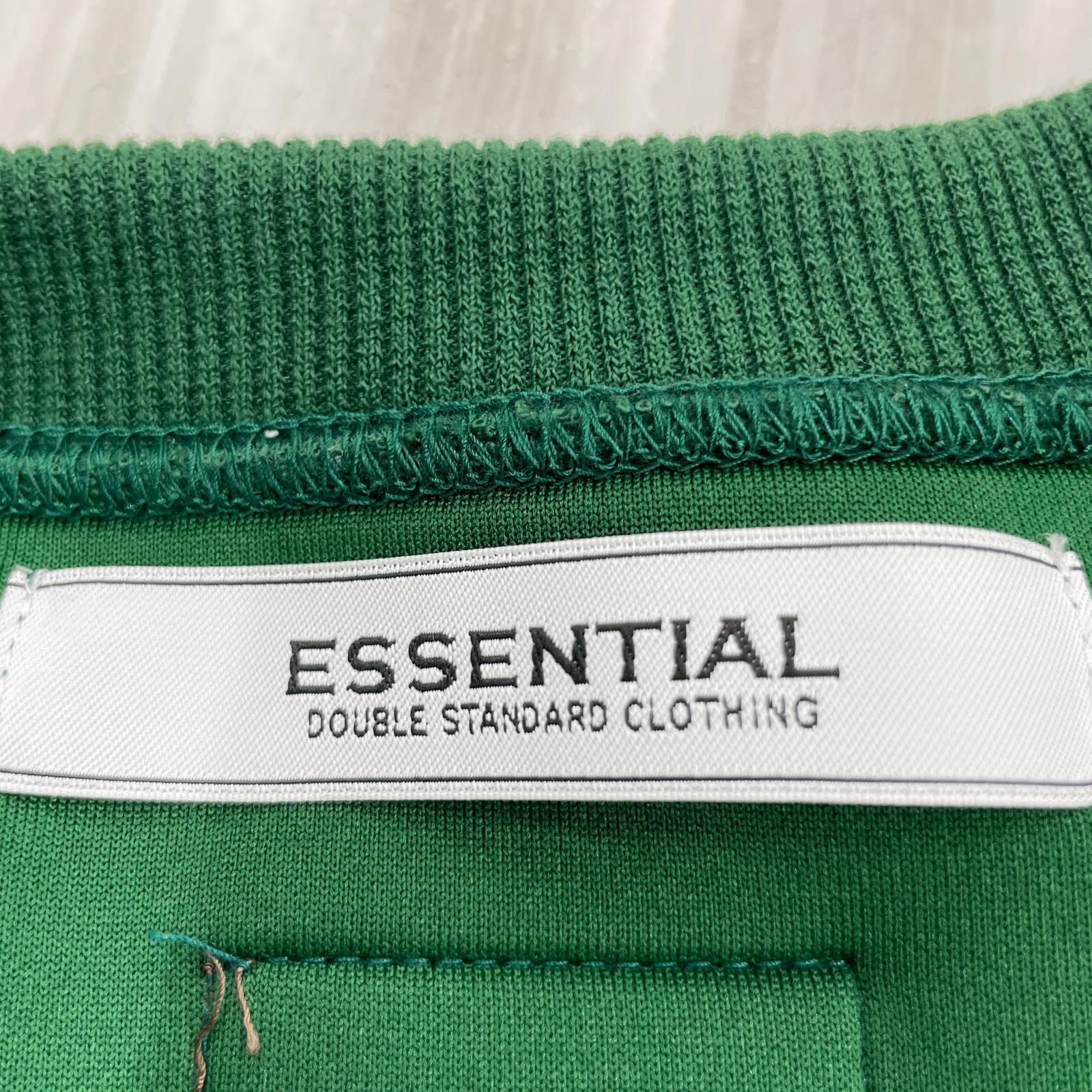その他トップス ESSENTIAL DOUBLE STANDARD GREEN プルオーバー フリー