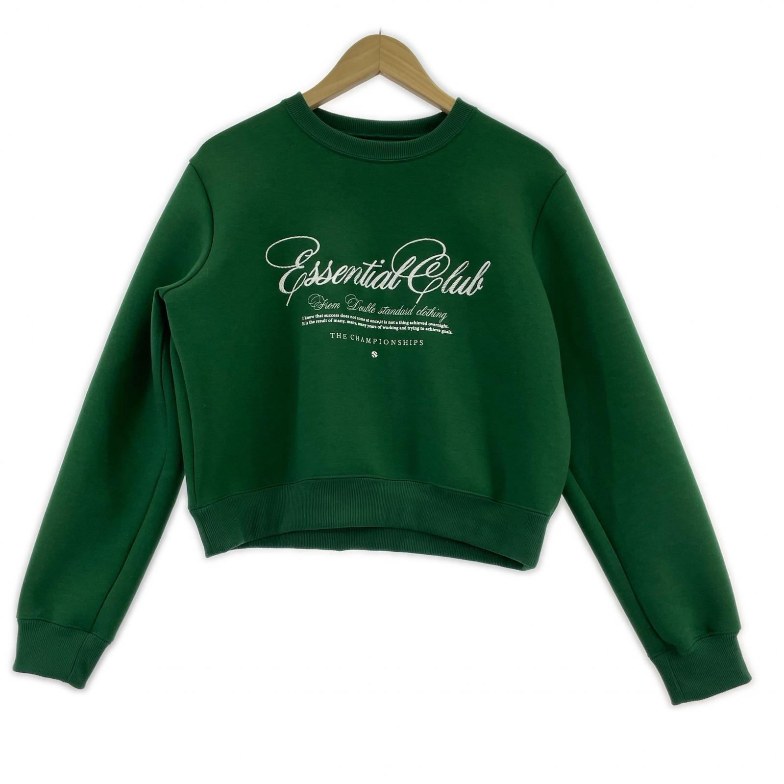 その他トップス ESSENTIAL DOUBLE STANDARD GREEN プルオーバー フリー
