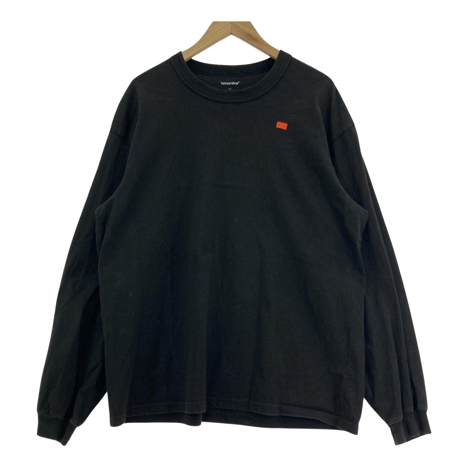 長袖Tシャツ Vektor shop L/Sシャツ ブラック L ブラック