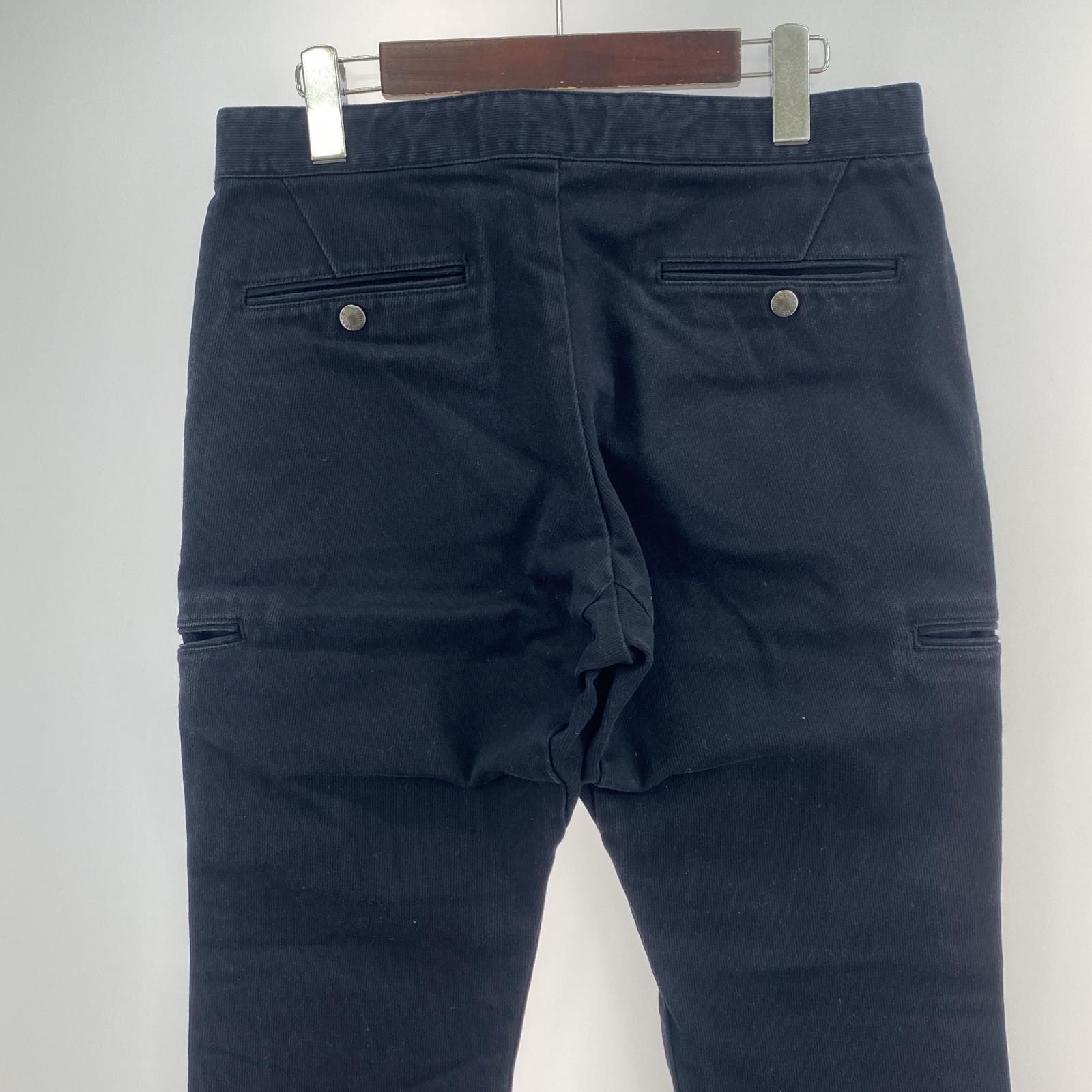 パンツ Webbing Belt Denim Wide Tapered Pants 32 32 ブラック