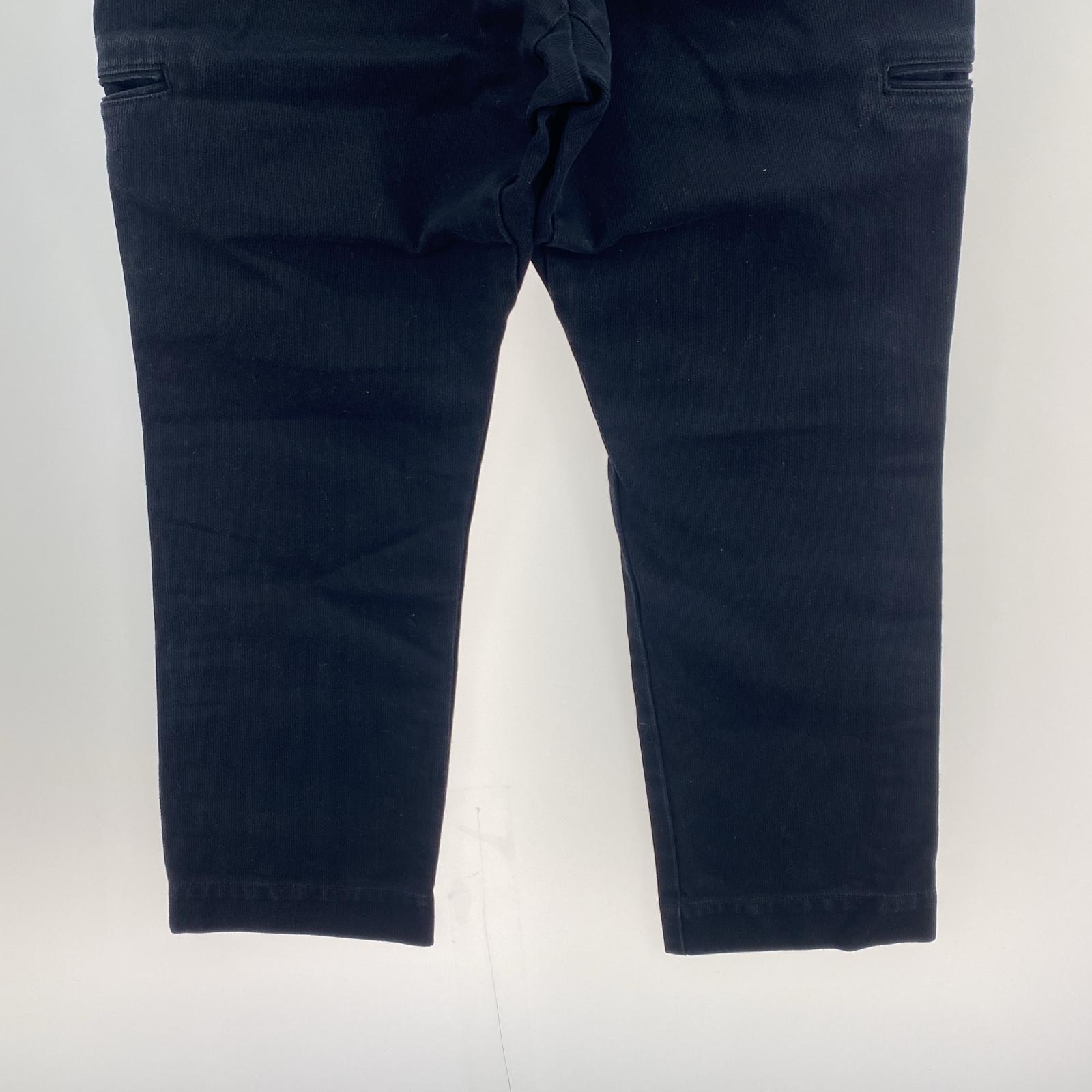 パンツ Webbing Belt Denim Wide Tapered Pants 32 32 ブラック