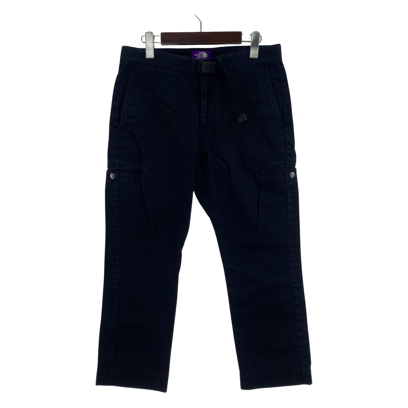 パンツ Webbing Belt Denim Wide Tapered Pants 32 32 ブラック
