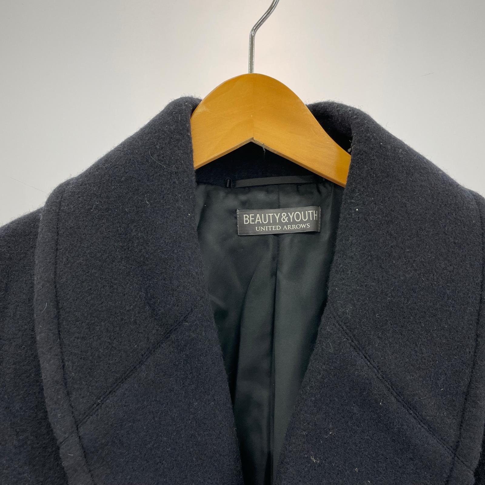 ジャケット パイル ショールカラー ハーフコート (L) 1225-186-0060 L
