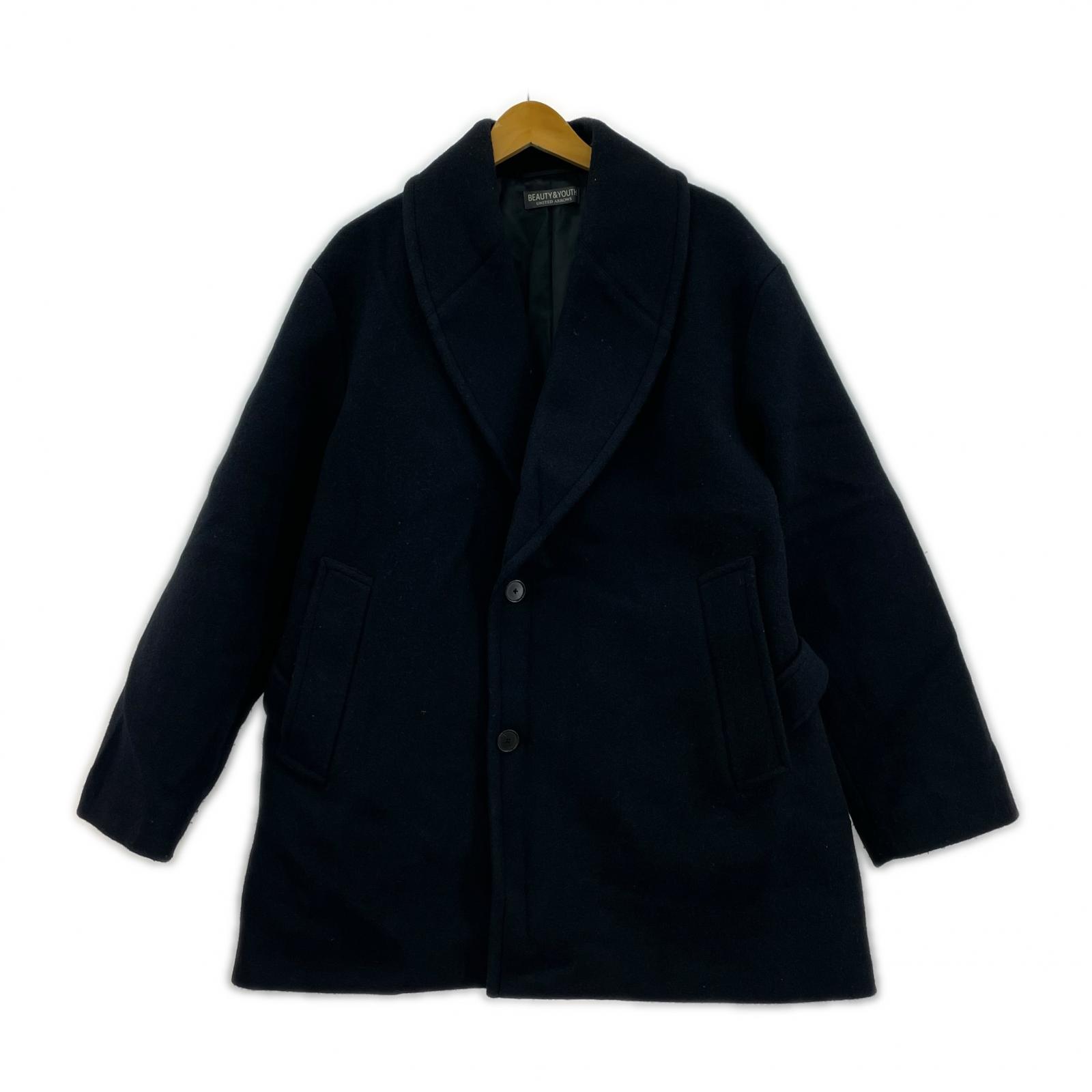 ジャケット パイル ショールカラー ハーフコート (L) 1225-186-0060 L