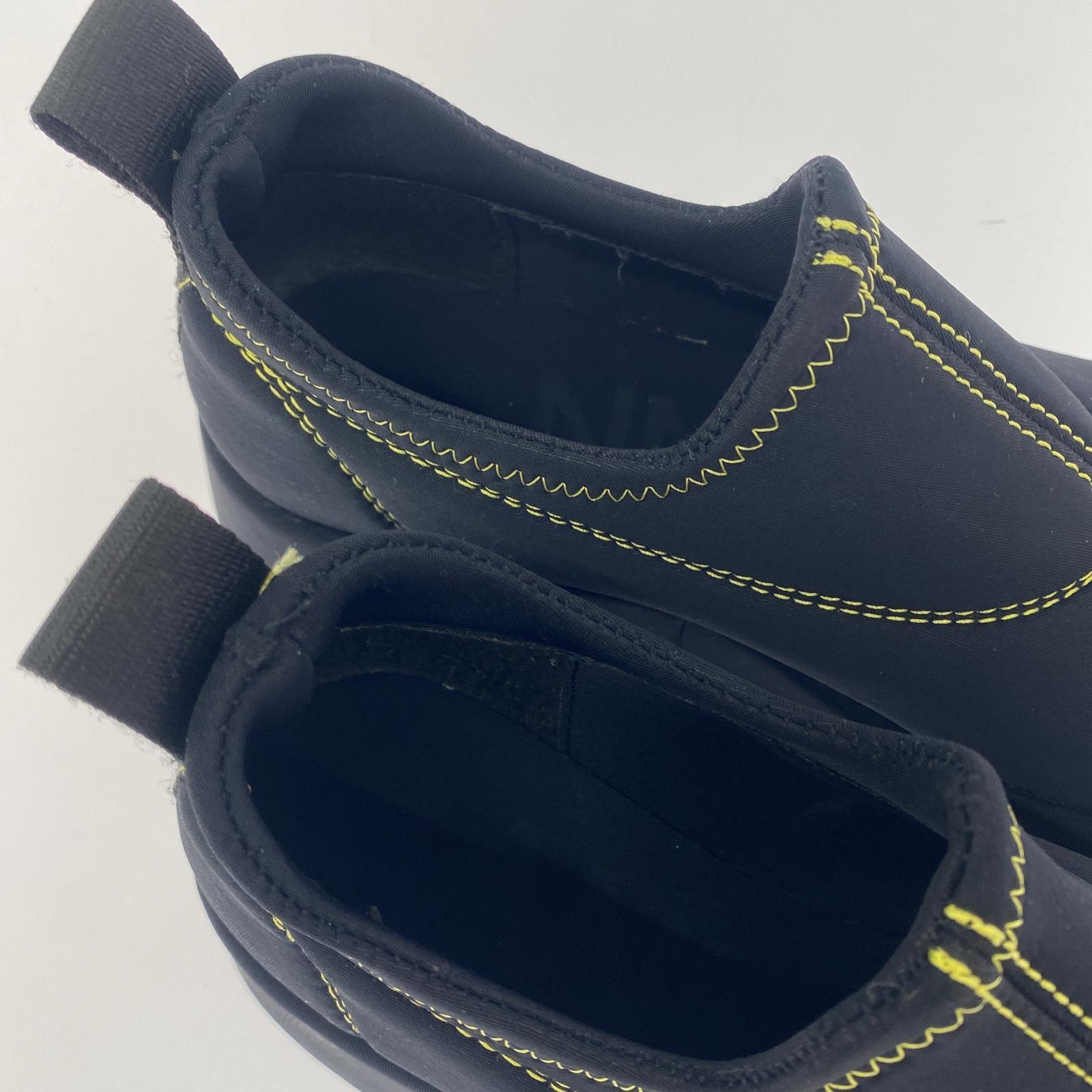 シューズ Retro Flatform Loafers S1948 36 黒 黄 36 ブラック