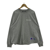 長袖Tシャツ ×Russell Athletic Crewneck LS GRY L グレー