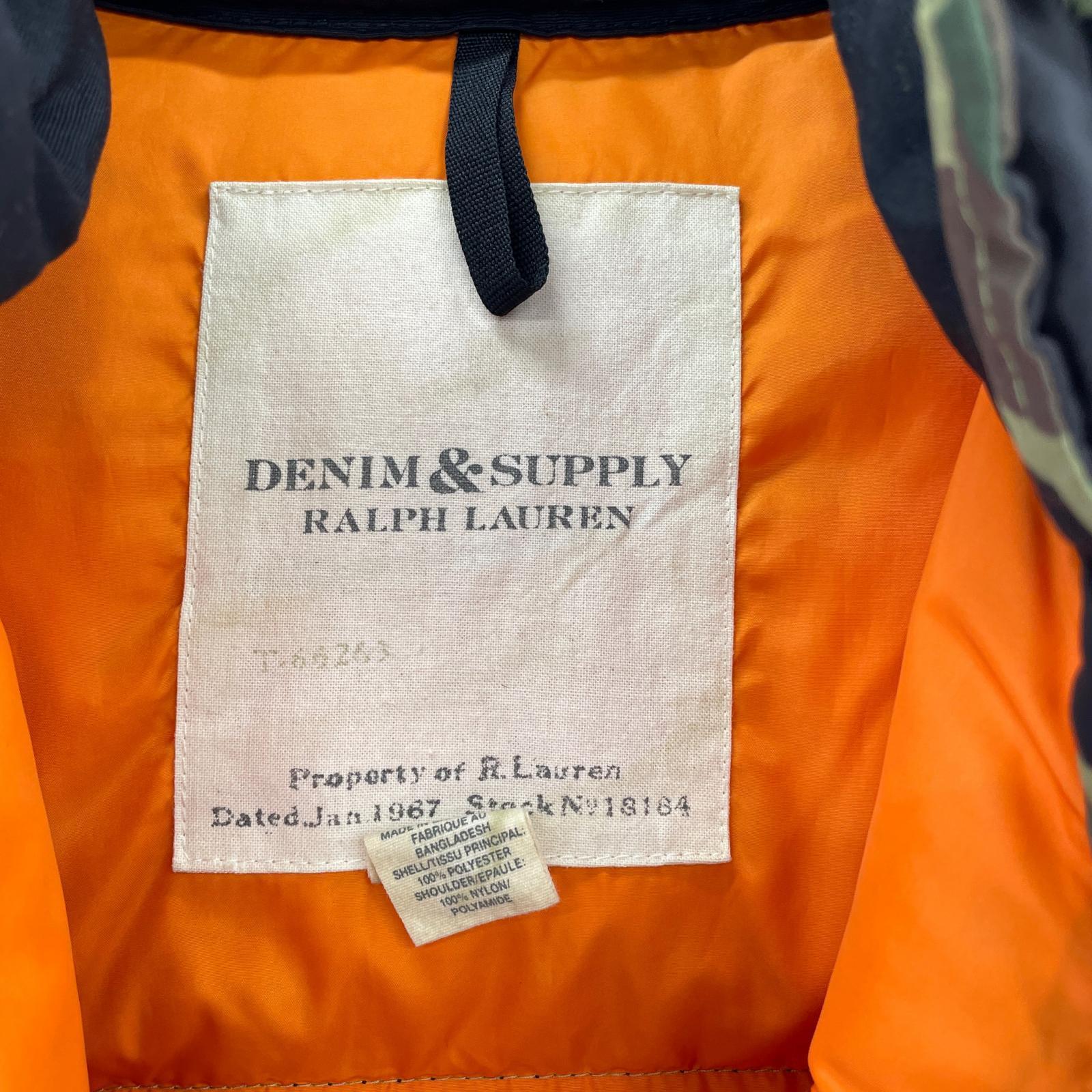 ダウンベスト DENIM & SUPPLY RALPH LAUREN カモ柄ダウンベスト (XL)