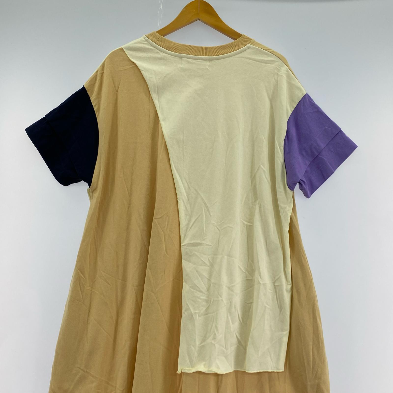 ワンピース HeRIN.CYE Layered dress (F) フリー マルチカラー