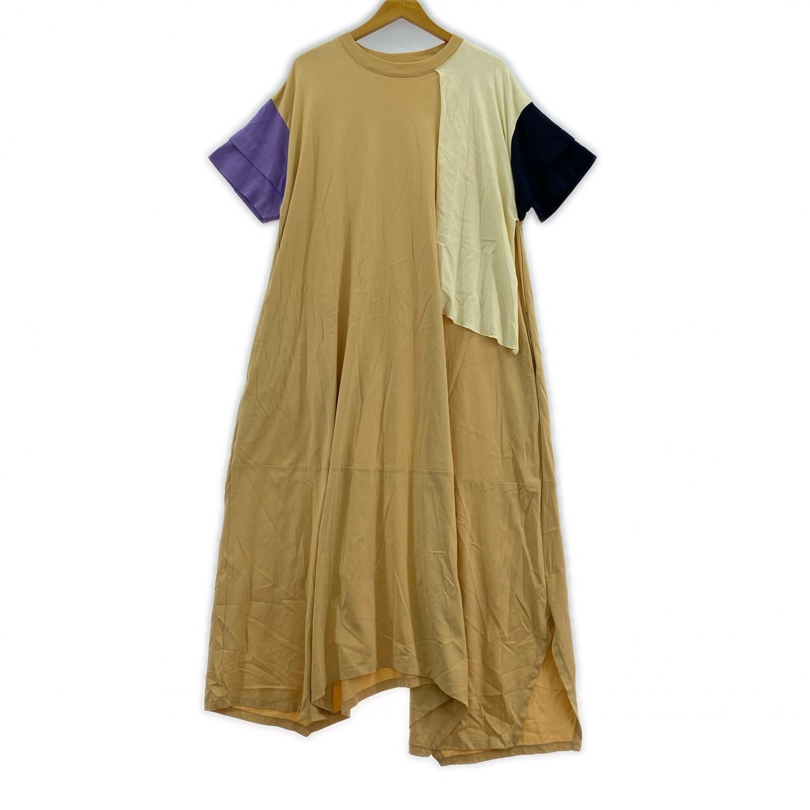 ワンピース HeRIN.CYE Layered dress (F) フリー マルチカラー