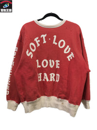 スウェット 24AW CREW SWT/SOFT LOVE L