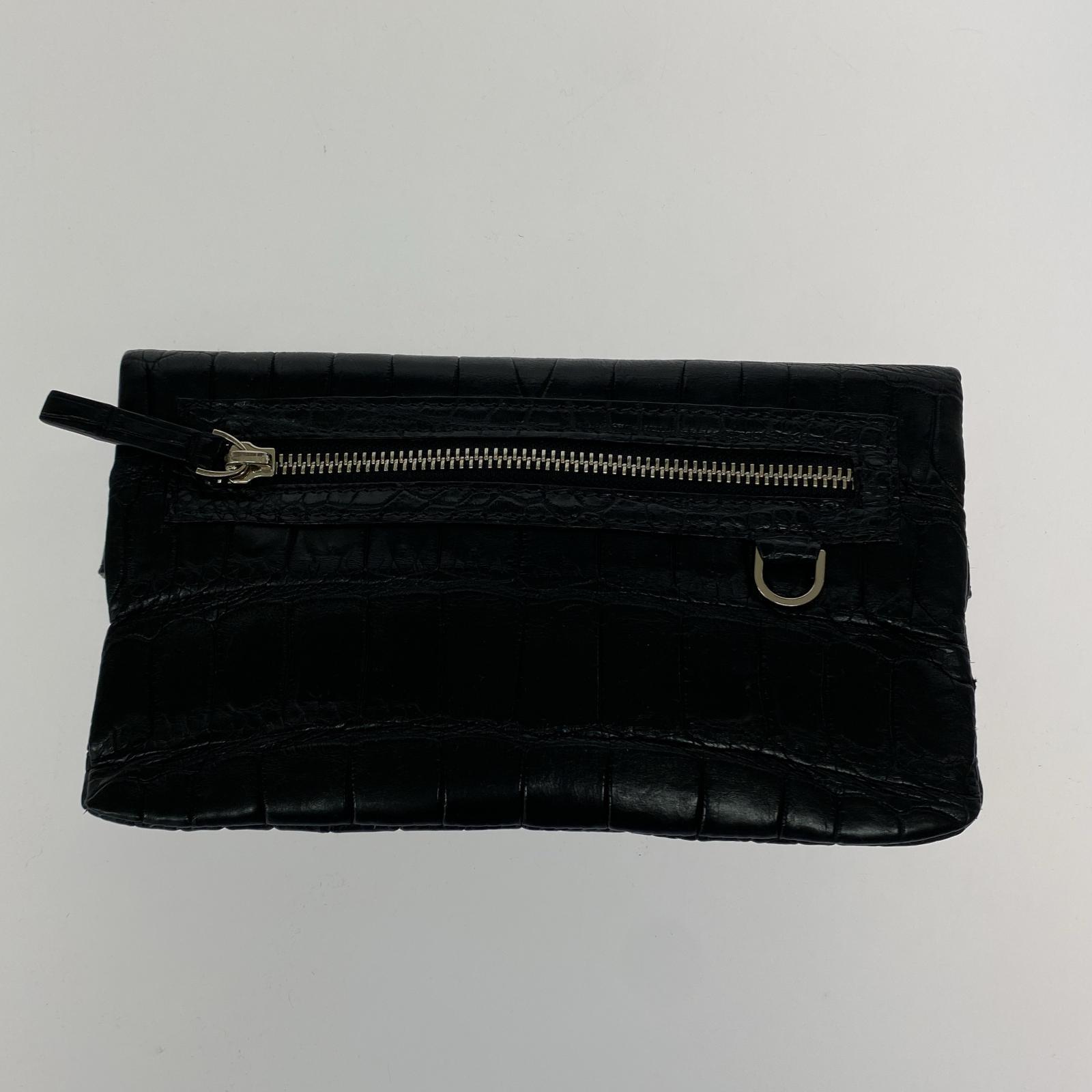 その他バッグ irmao e irma クロコダイルレザー クラッチバッグ BLK ブラック