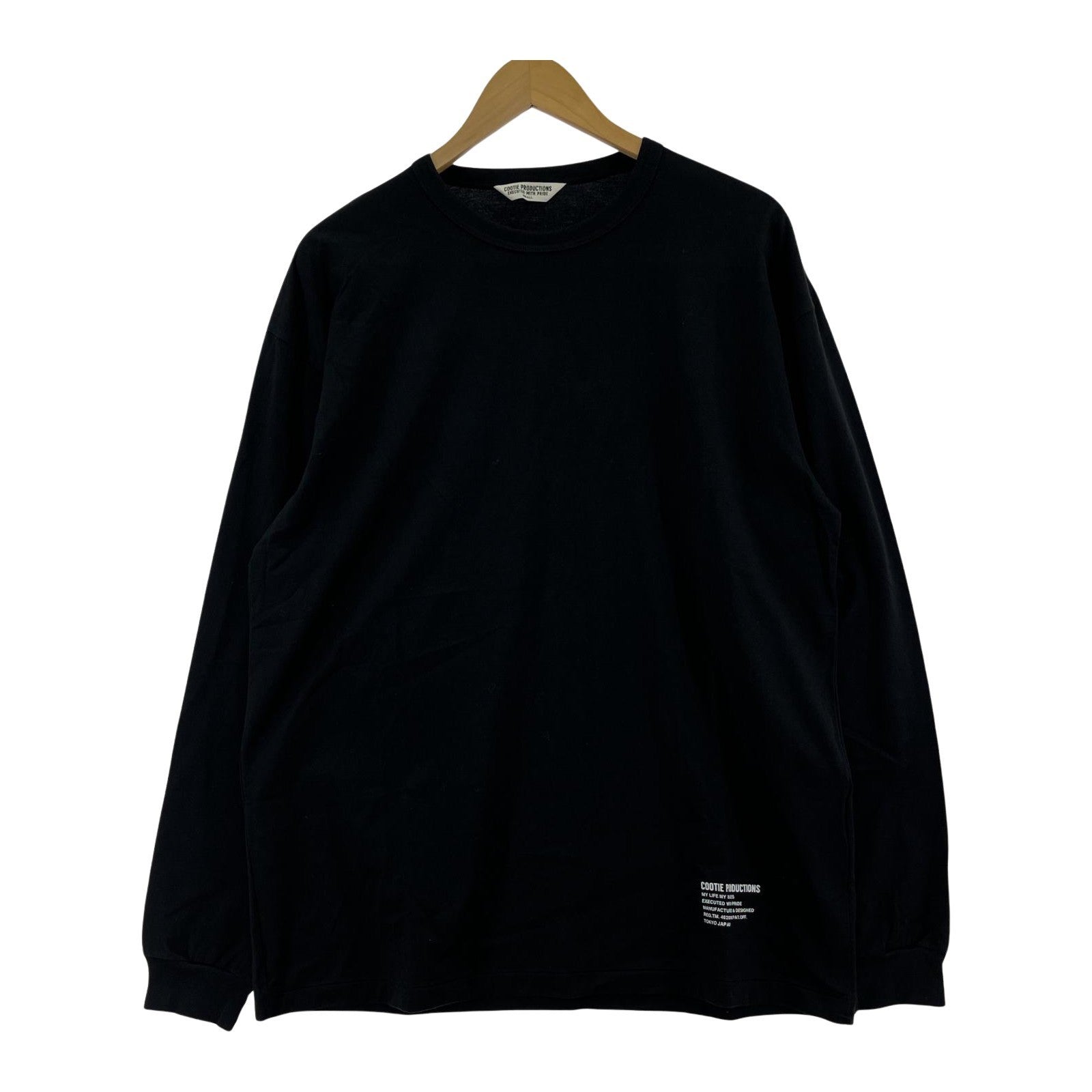 長袖Tシャツ (S) ブラック S ブラック