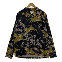 長袖シャツ MAKANALEI Silk Opencollar Shirt L マルチカラー