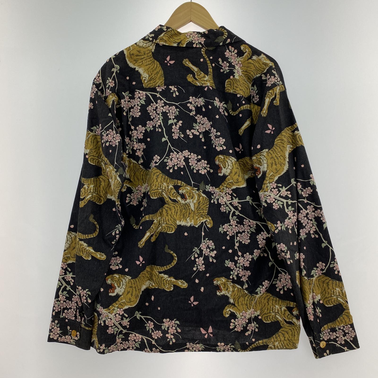 長袖シャツ MAKANALEI Silk Opencollar Shirt L マルチカラー