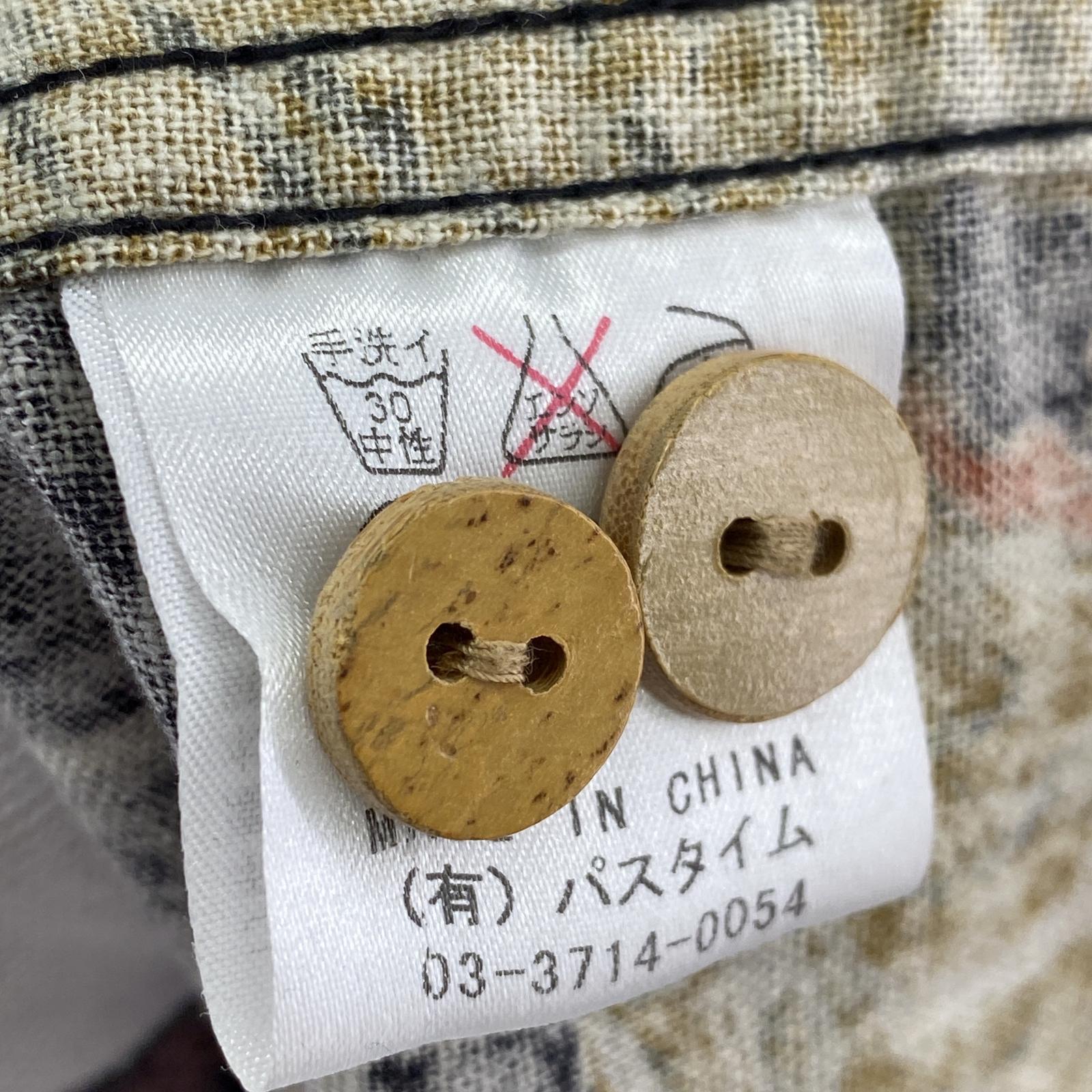 長袖シャツ MAKANALEI Silk Opencollar Shirt L マルチカラー